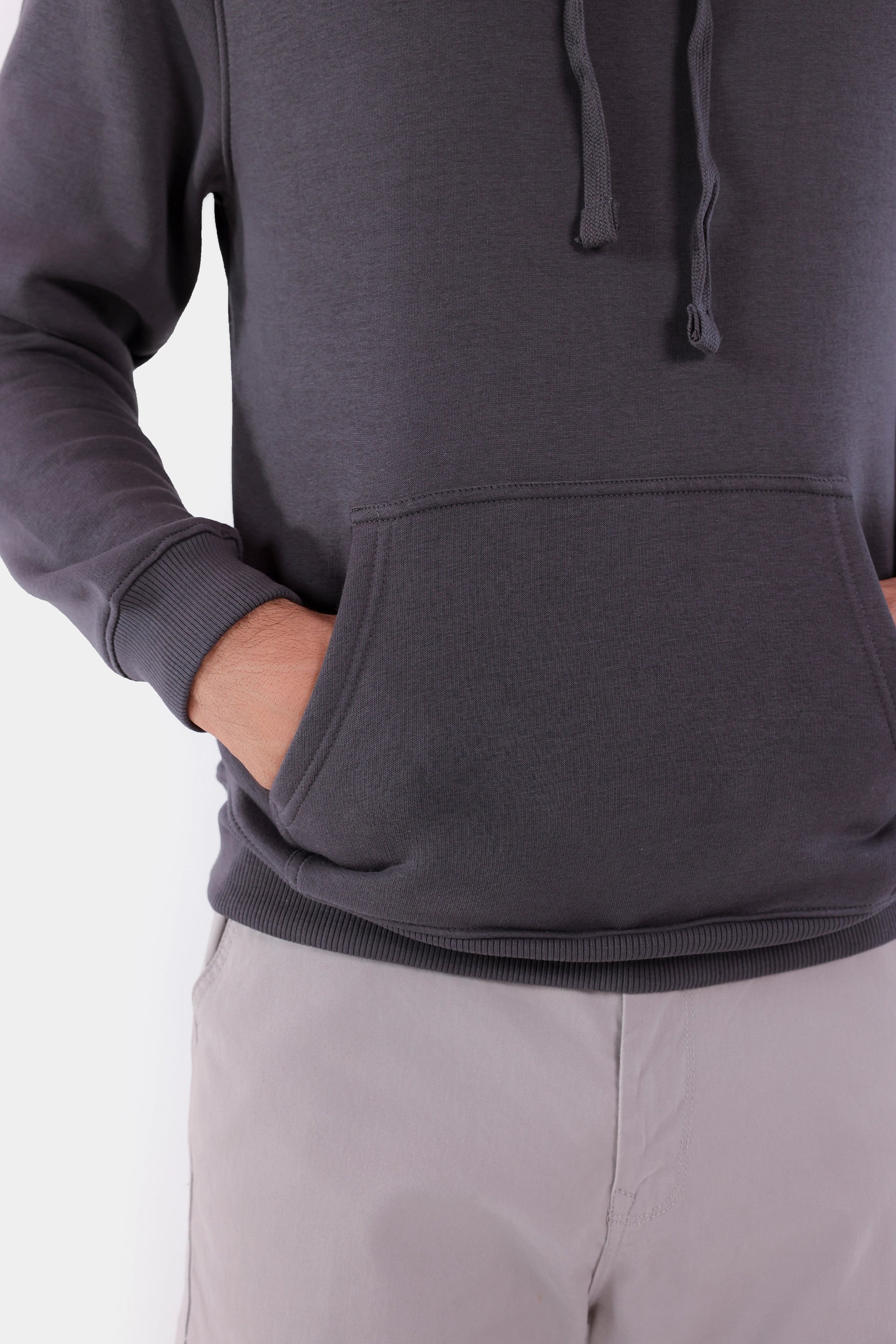 Basic Drawcord Hoodie - Cougar Clothing