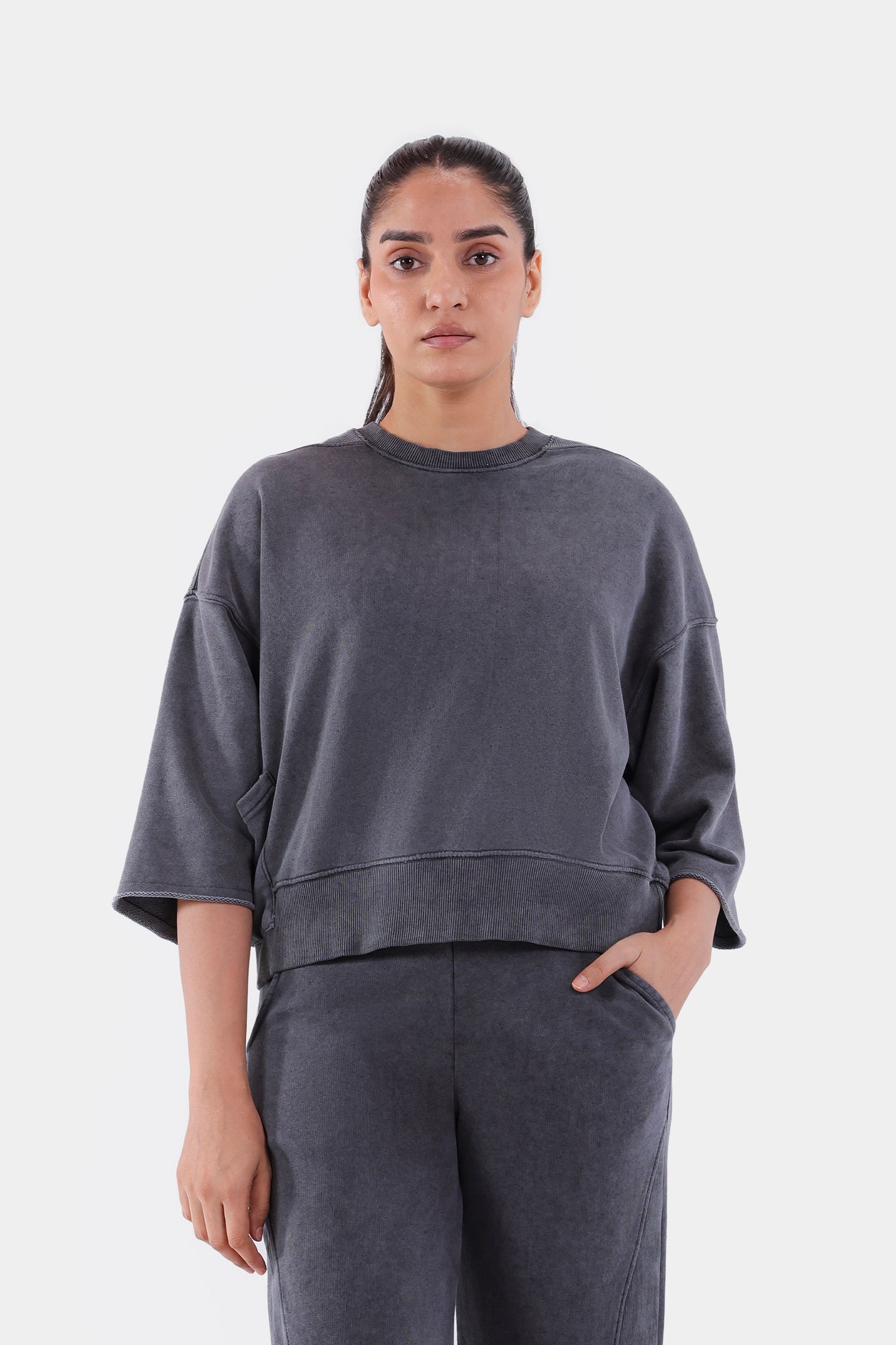 Cropped Sweatshirt - Cougar Clothing