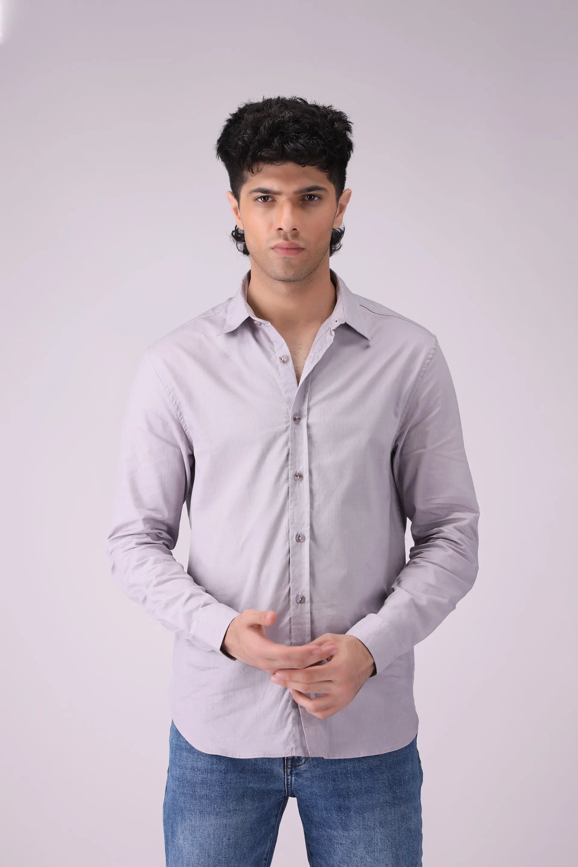 Regular Fit Textured Shirt - Cougar Clothing