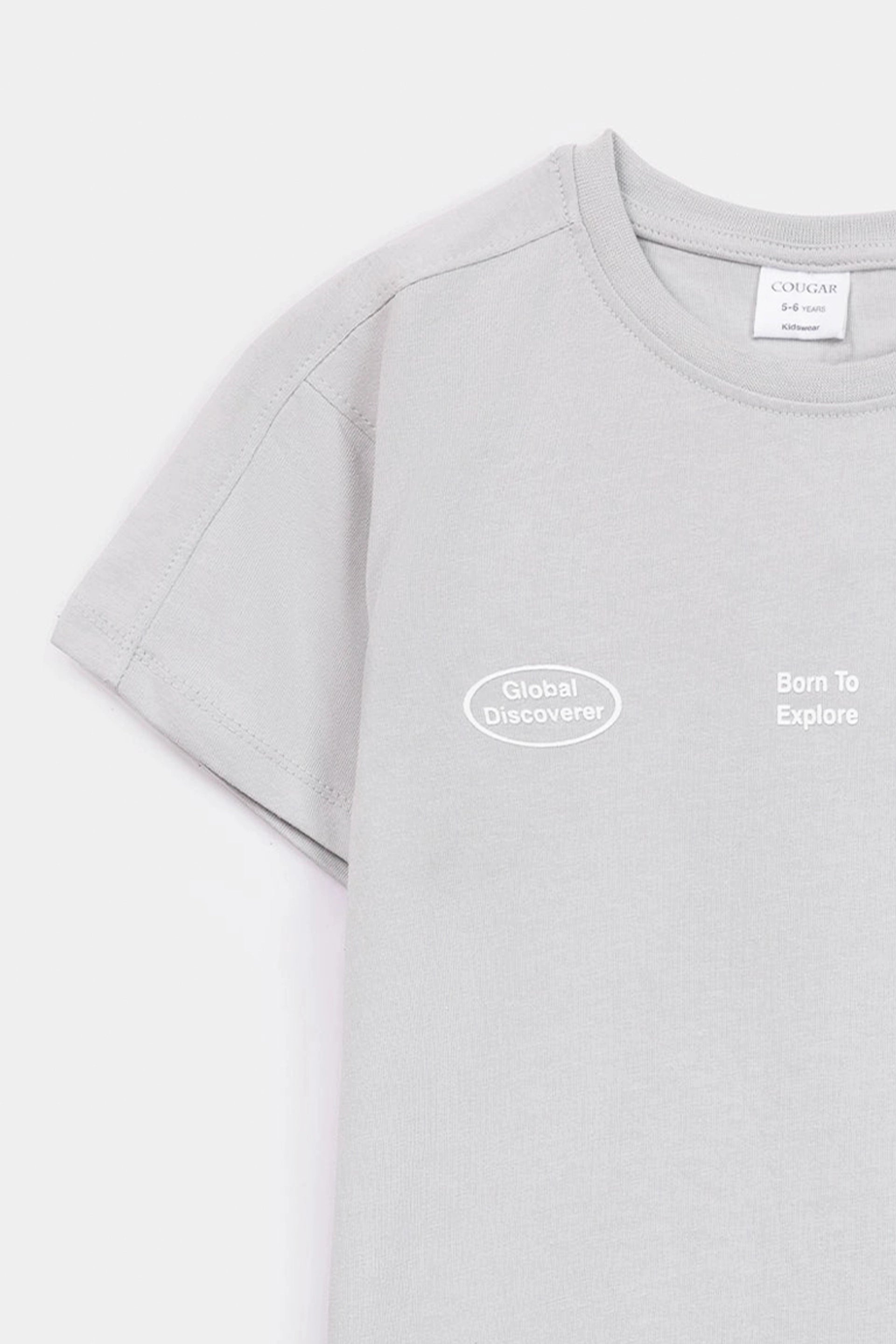 Text Printed T-Shirt - Cougar Clothing