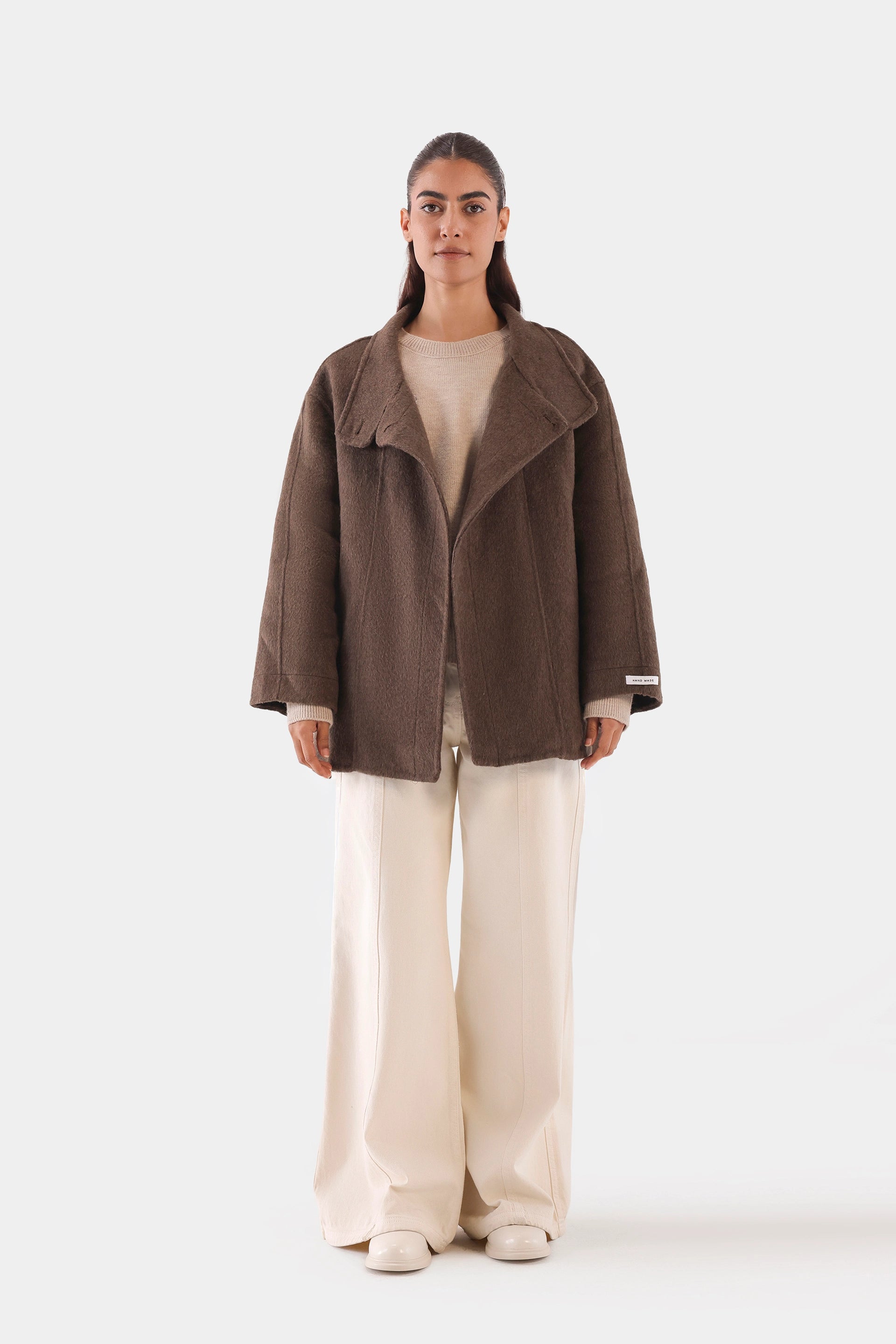 Belted Wrap Coat - Cougar Clothing