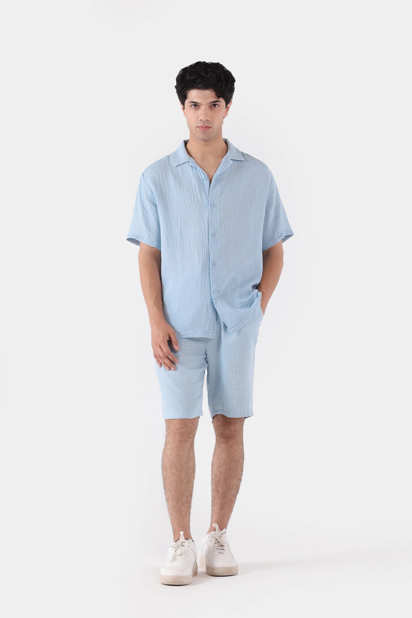 Muslin Resort Collar Shirt - Cougar Clothing