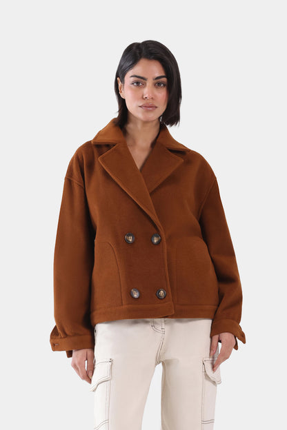 Oversized Short Coat - Cougar Clothing