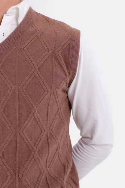 Knitted Sweater Vest - Cougar Clothing