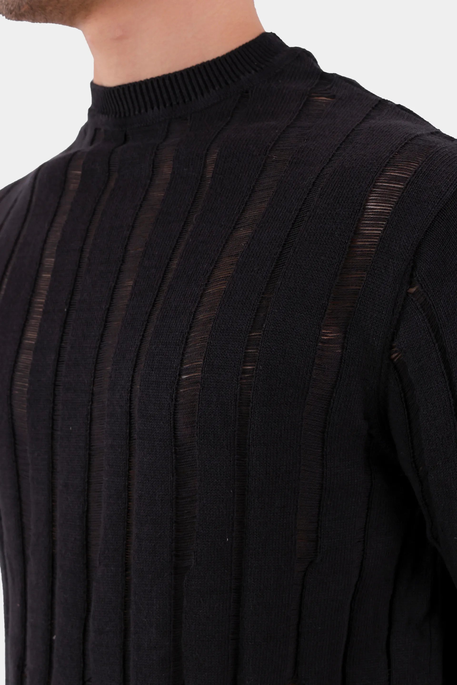 Rib Knit Sweater - Cougar Clothing