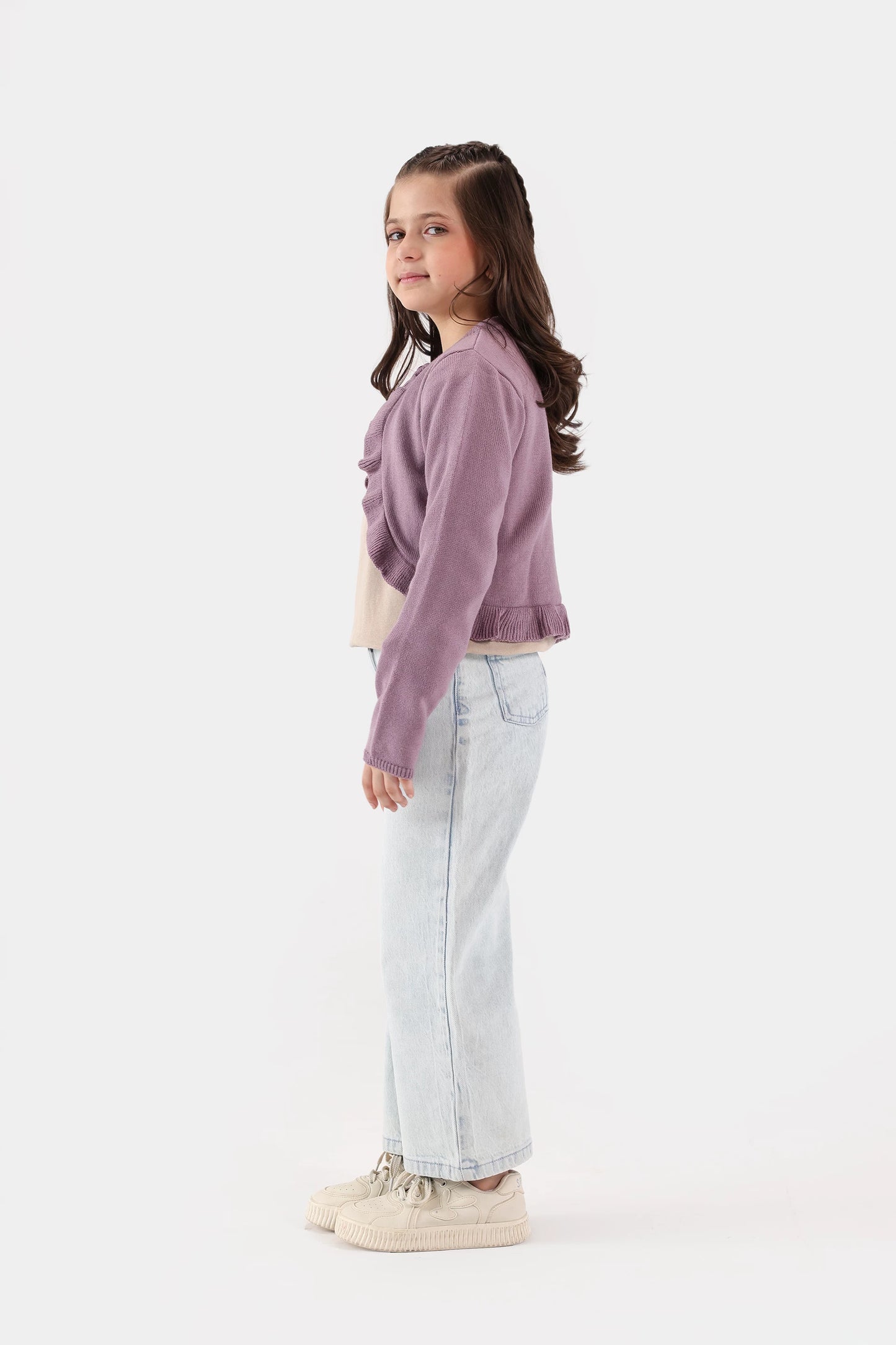 Frilled Cardigan - Cougar Clothing