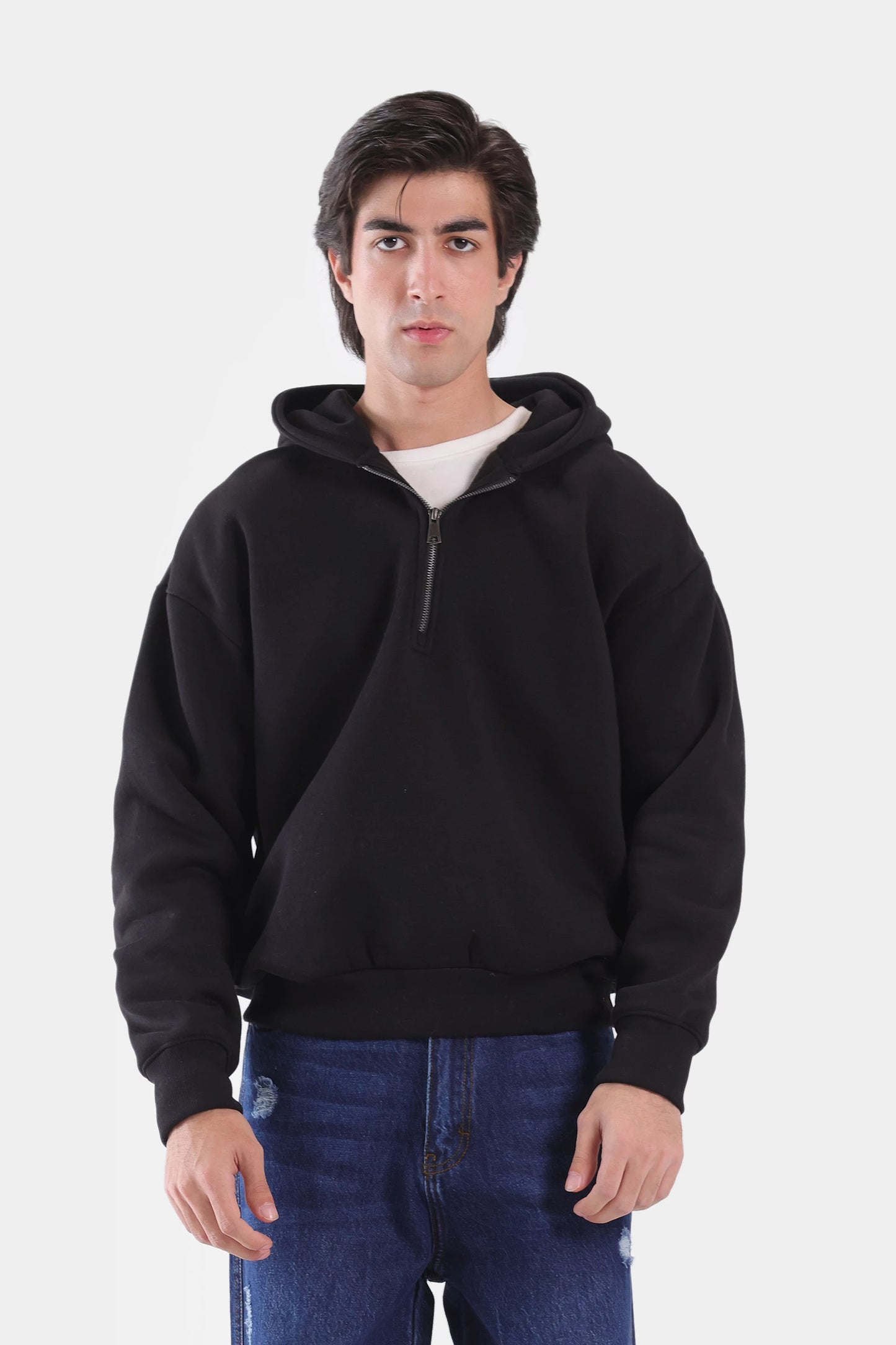 Quarter Zip Fleece Hoodie - Cougar Clothing