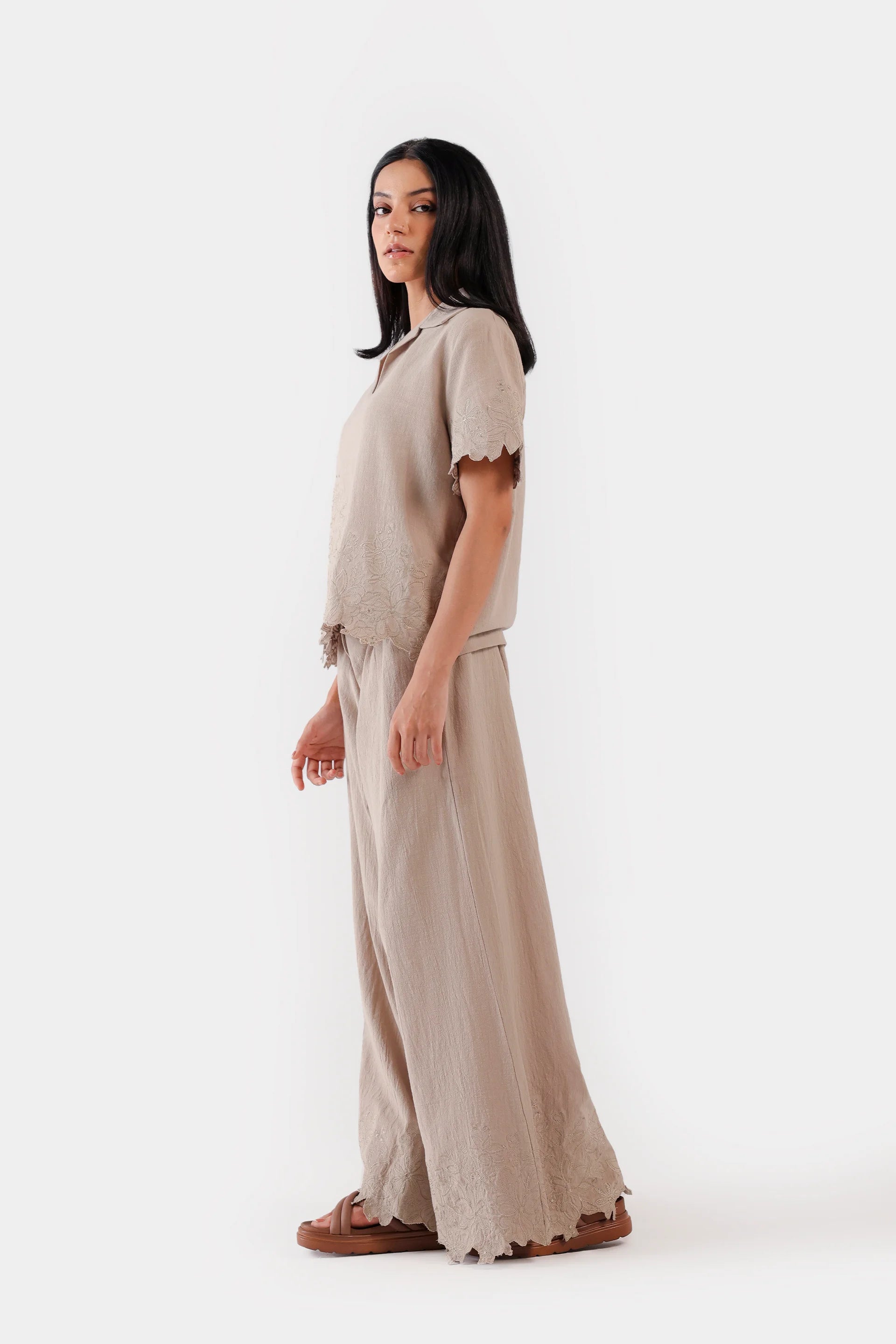 Embroidered Trousers - Cougar Clothing
