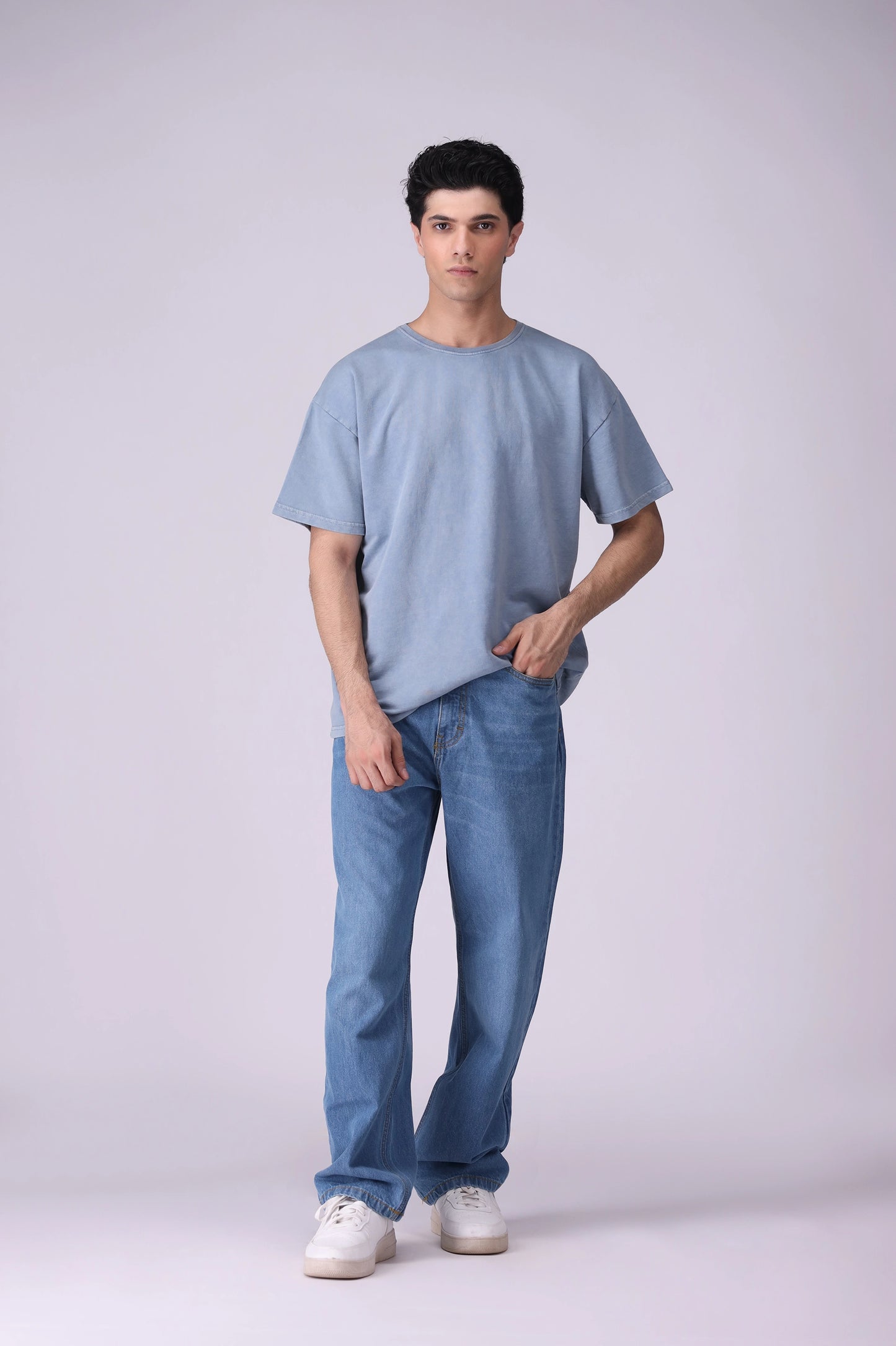 Garment-Dyed Oversized T-Shirt - Cougar Clothing