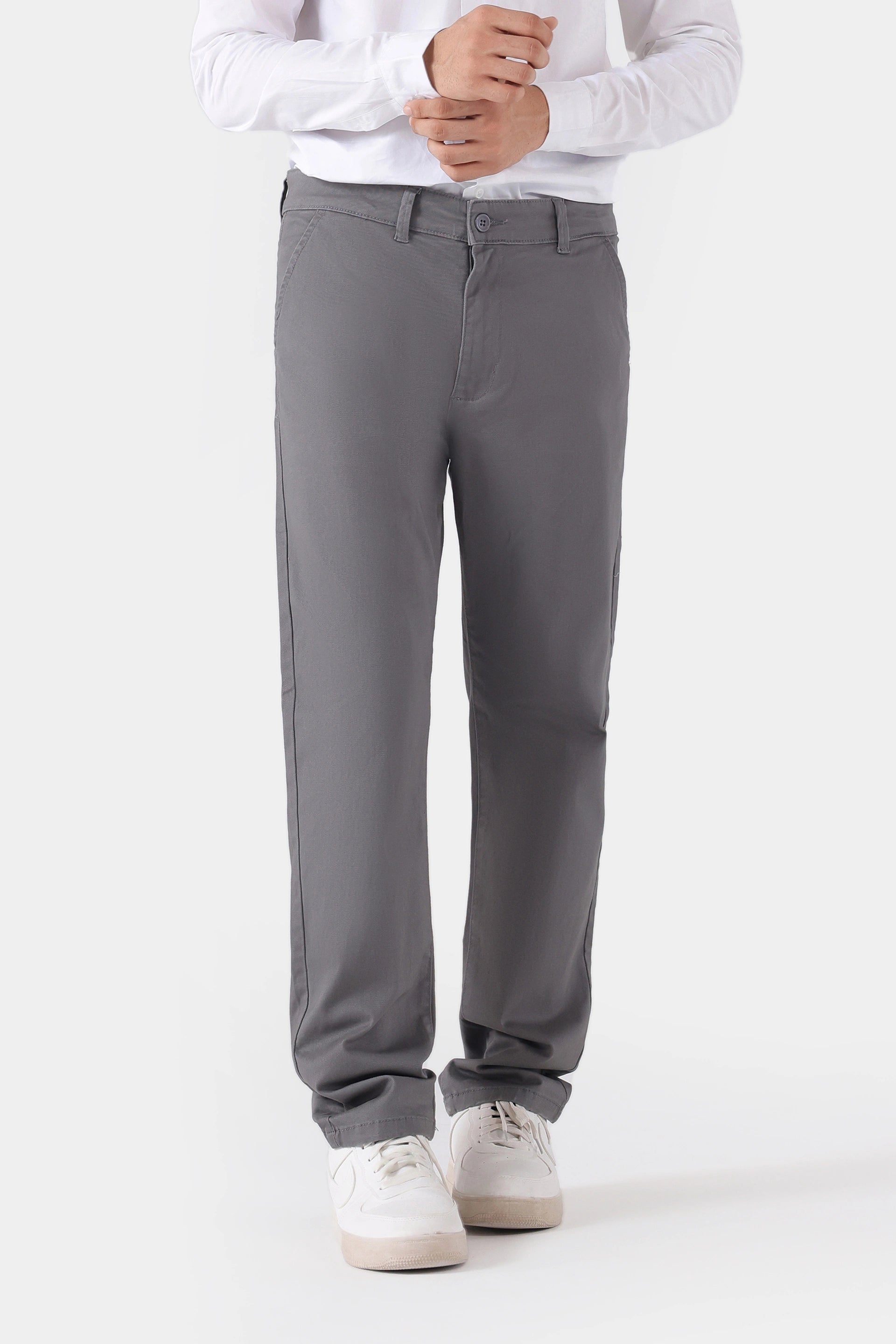 Straight Fit Chino Pants - Cougar Clothing
