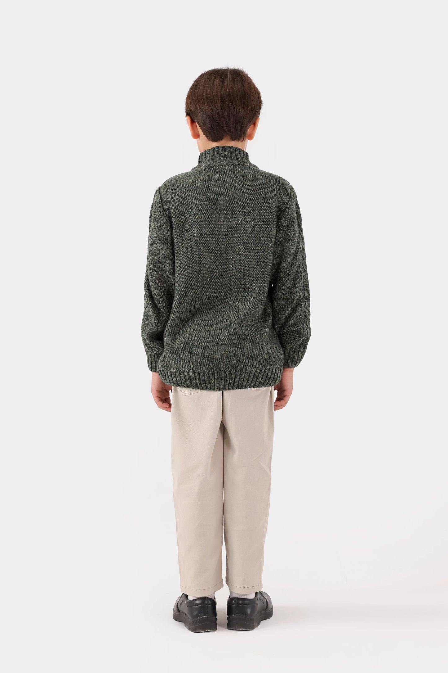 Quarter Zip Sweater - Cougar Clothing