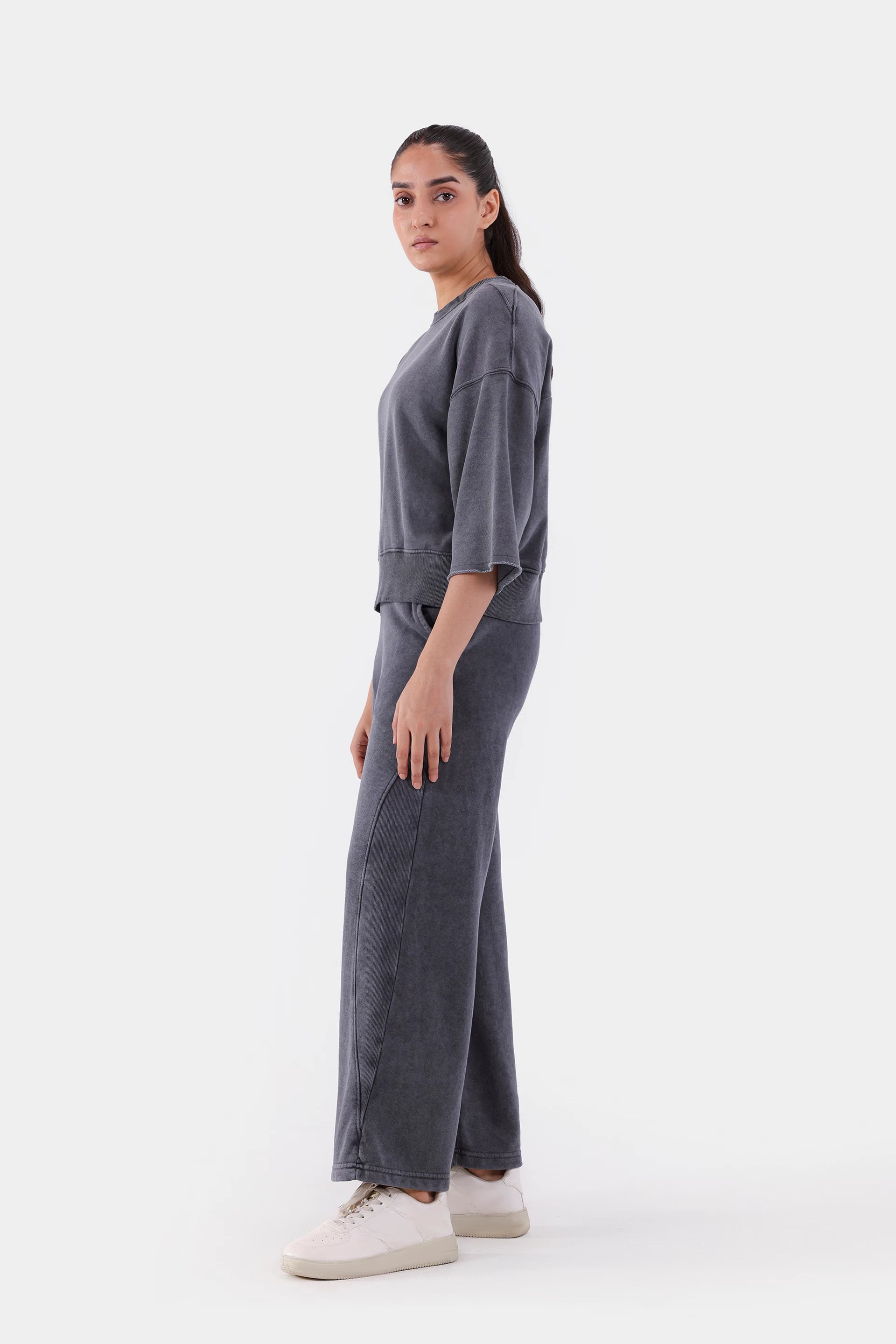 Terry Wide Leg Trousers - Cougar Clothing