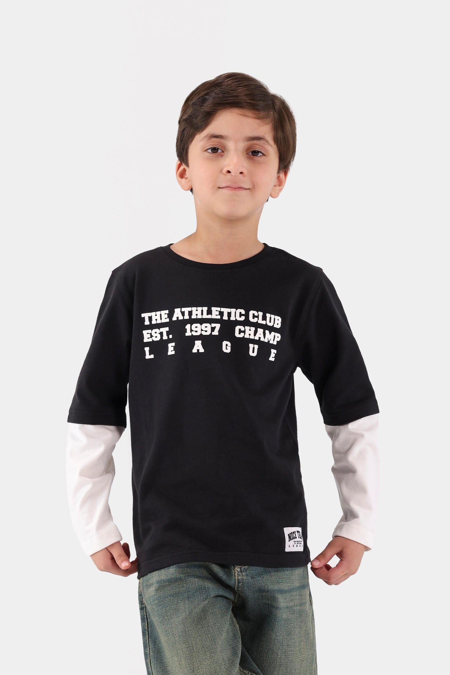 Contrast Sleeved T-Shirt - Cougar Clothing