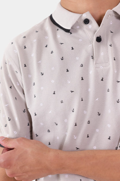 All-Over Printed Polo - Cougar Clothing