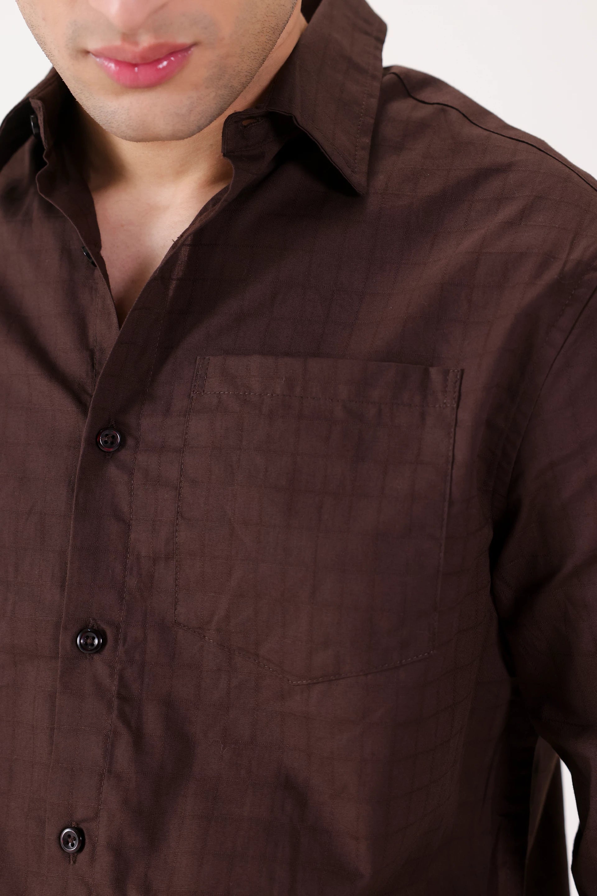 Cotton Dobby Shirt - Cougar Clothing