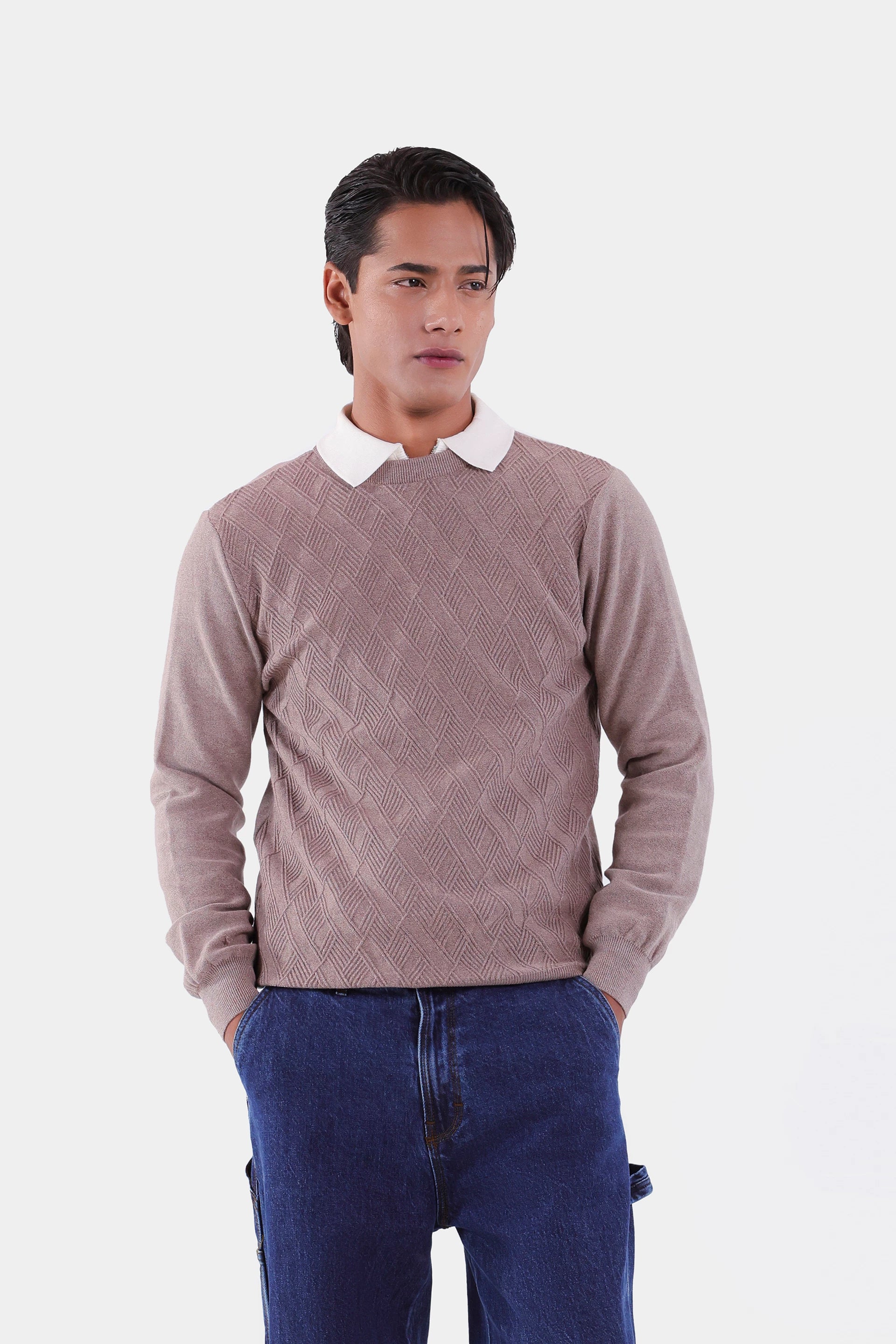 Textured Sweater - Cougar Clothing