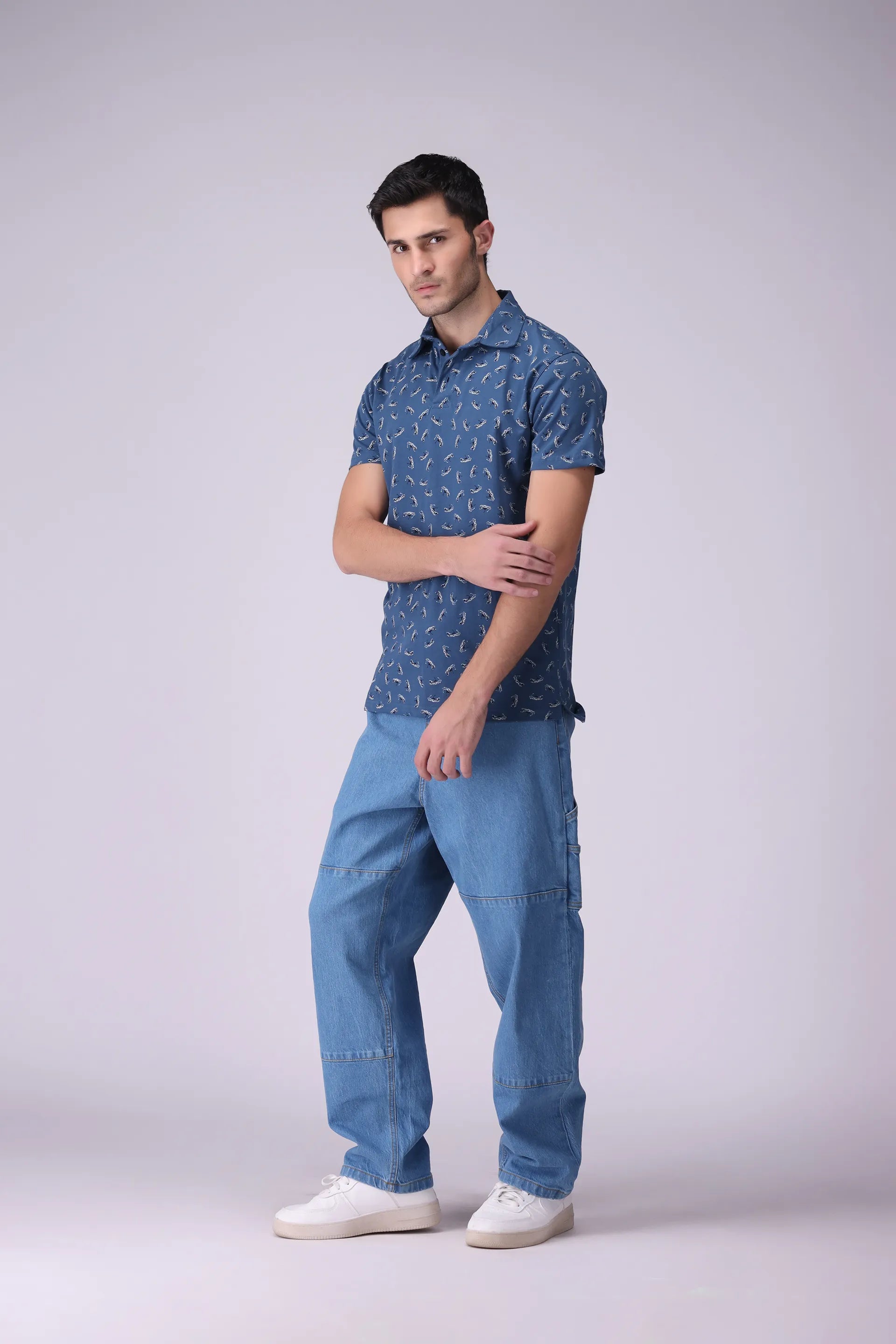 All Over Printed Polo - Cougar Clothing