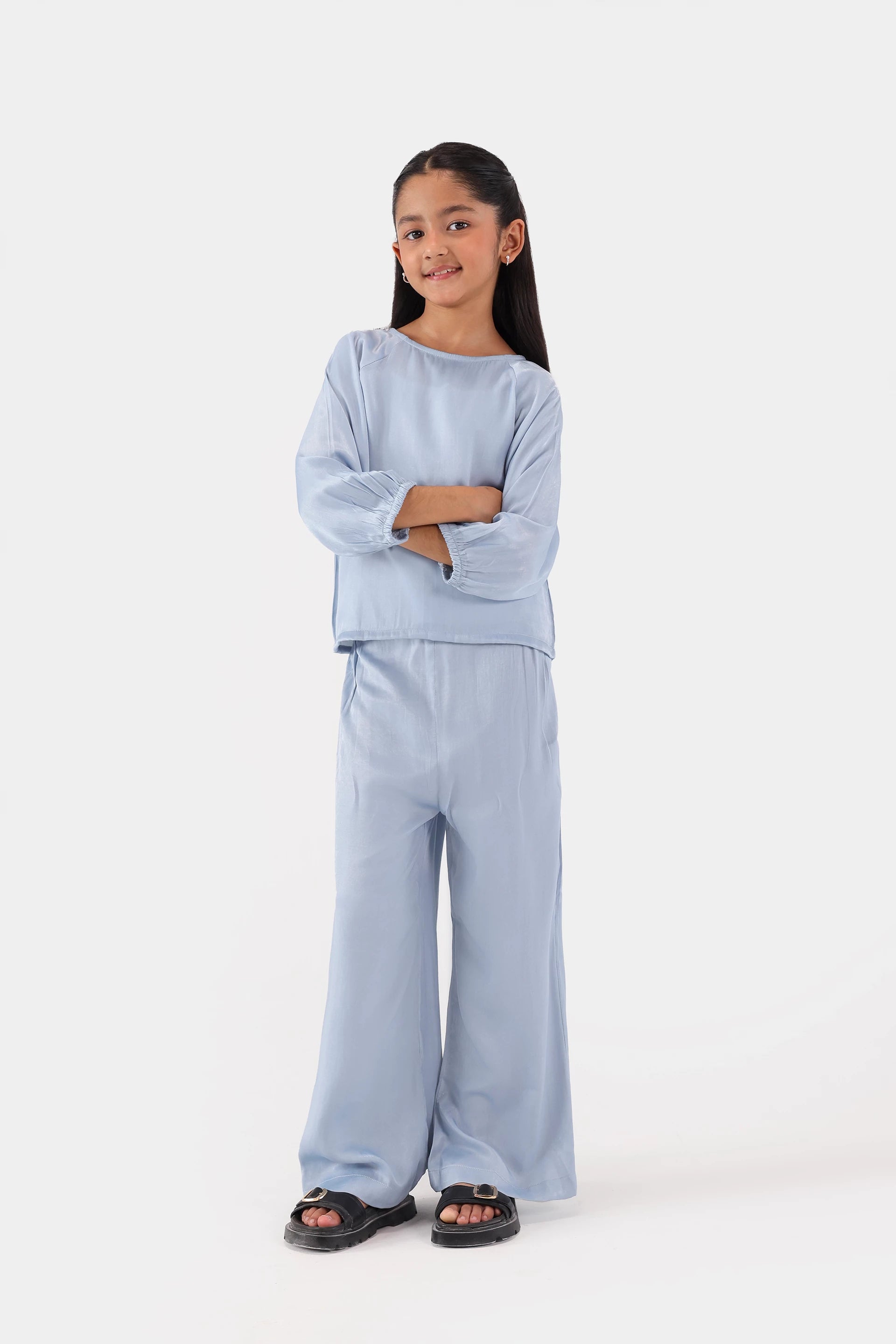 Cotton Satin Trousers - Cougar Clothing
