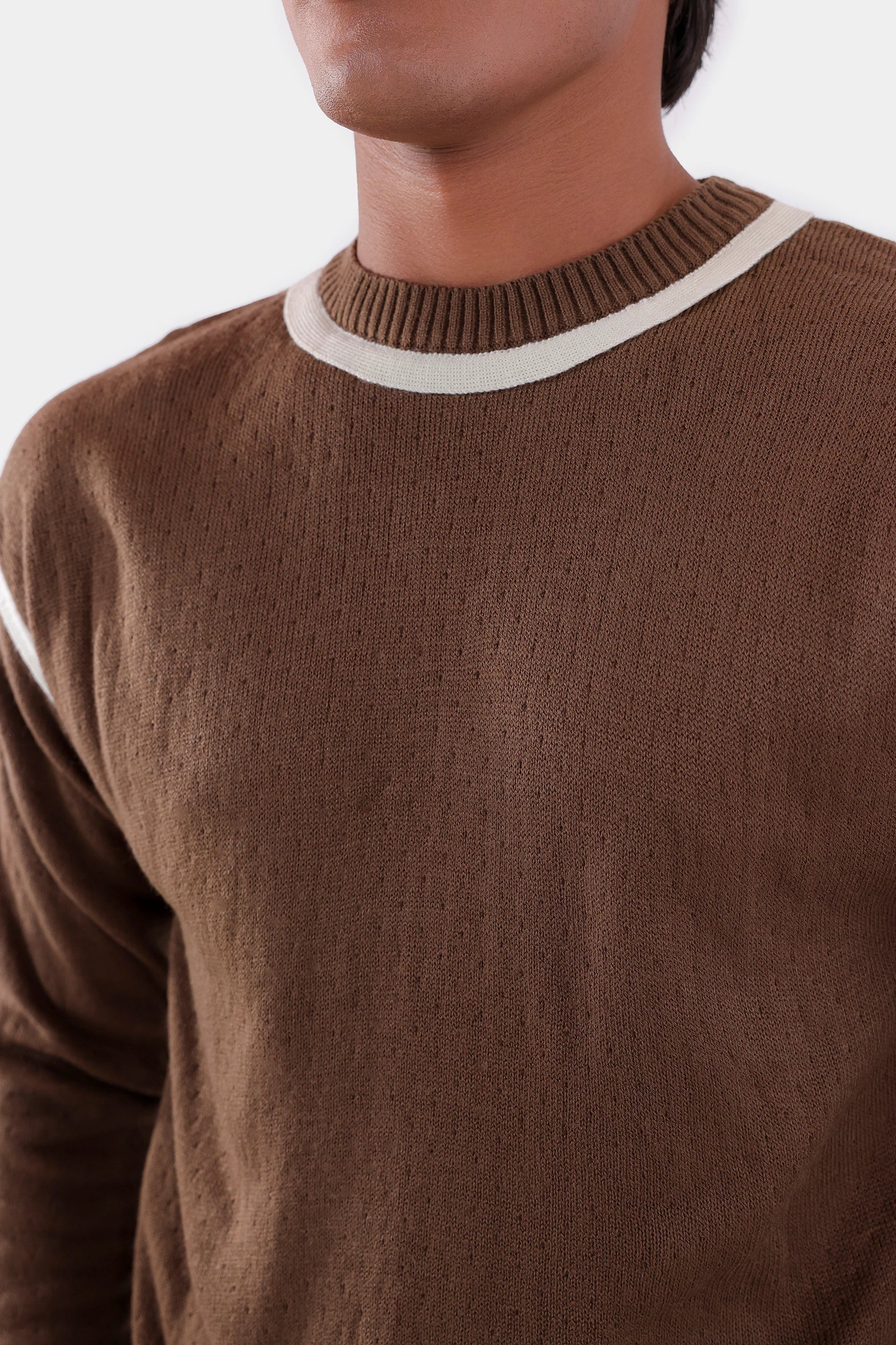 Contrast Striped Sweater - Cougar Clothing