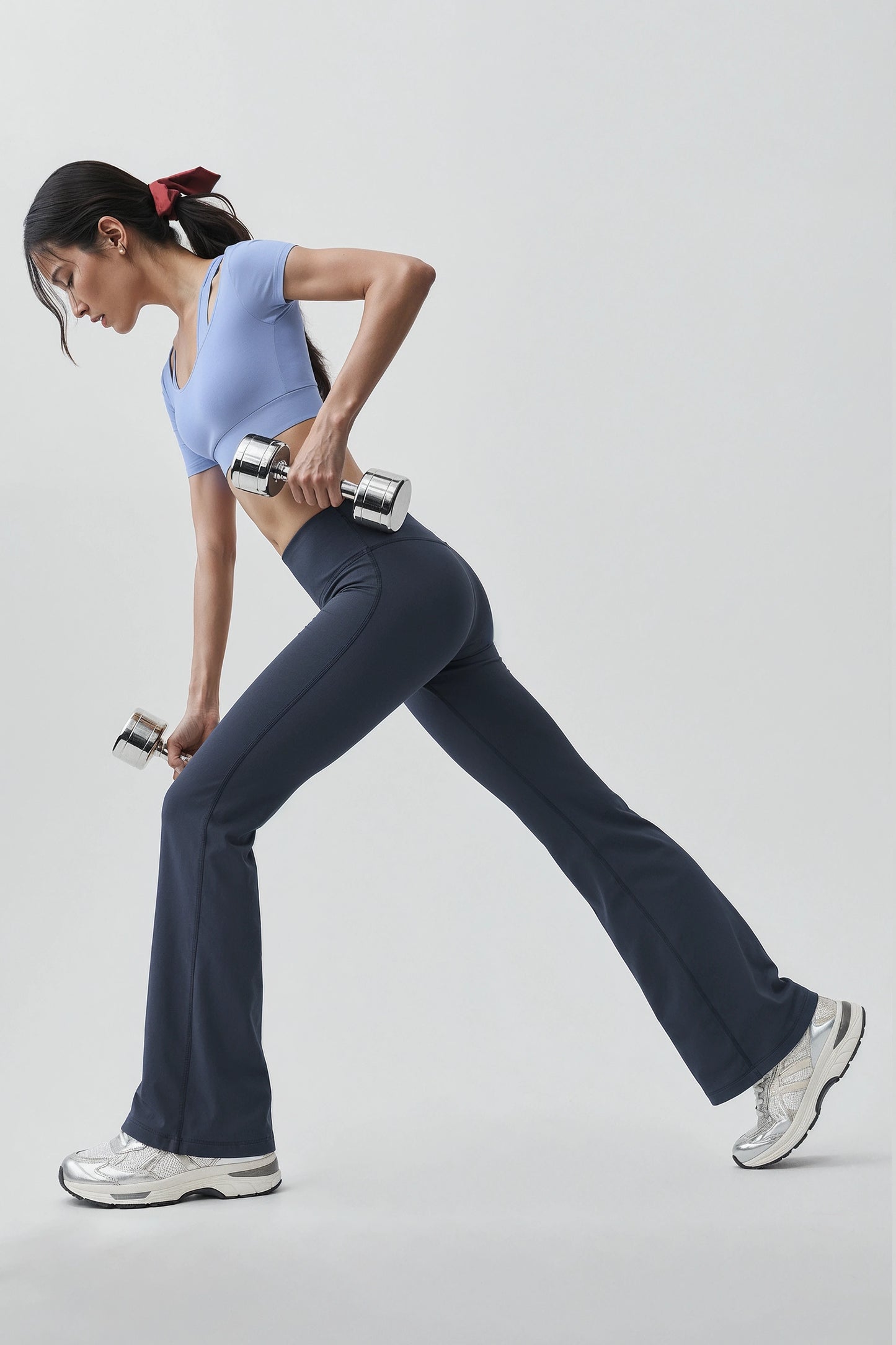 Activewear Cut-Out Crop Top
