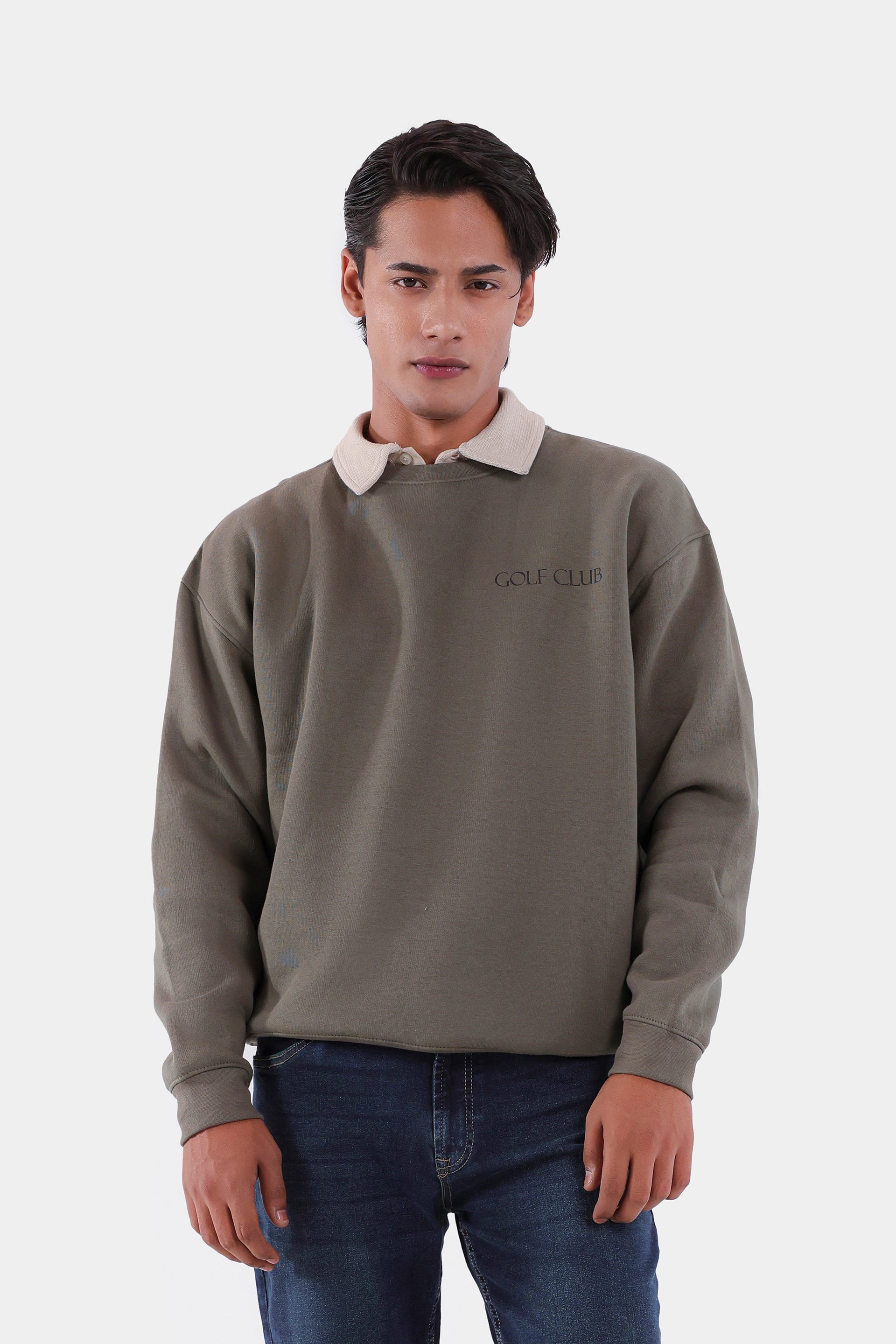 Golf Club Oversized Sweatshirt - Cougar Clothing