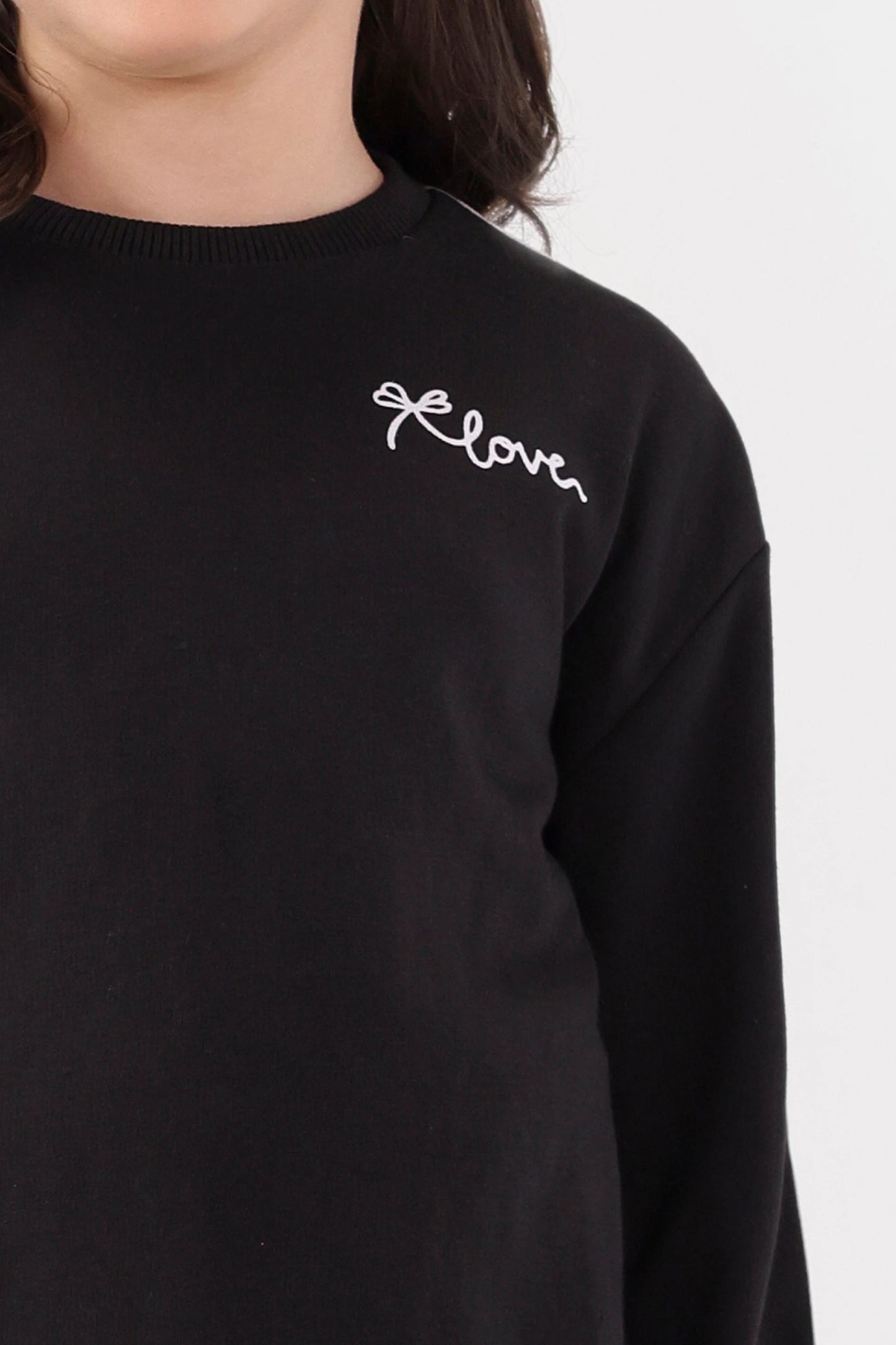 Bow Detailed Sweatshirt - Cougar Clothing