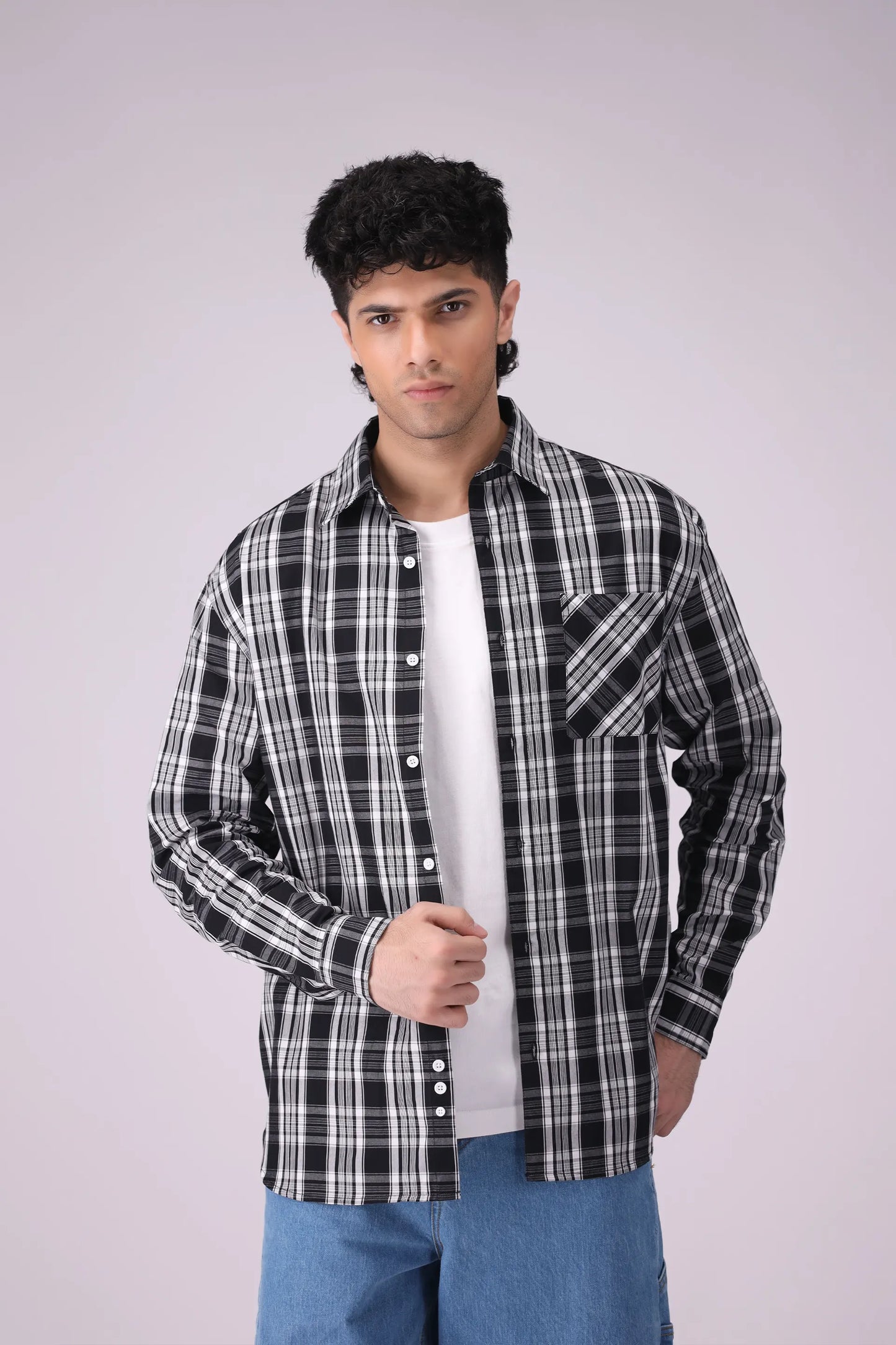 Relaxed Fit Check Shirt - Cougar Clothing