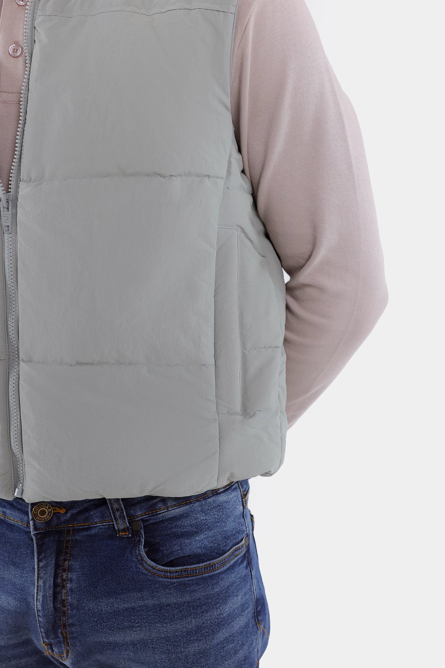 Mock Neck Gilet Jacket - Cougar Clothing