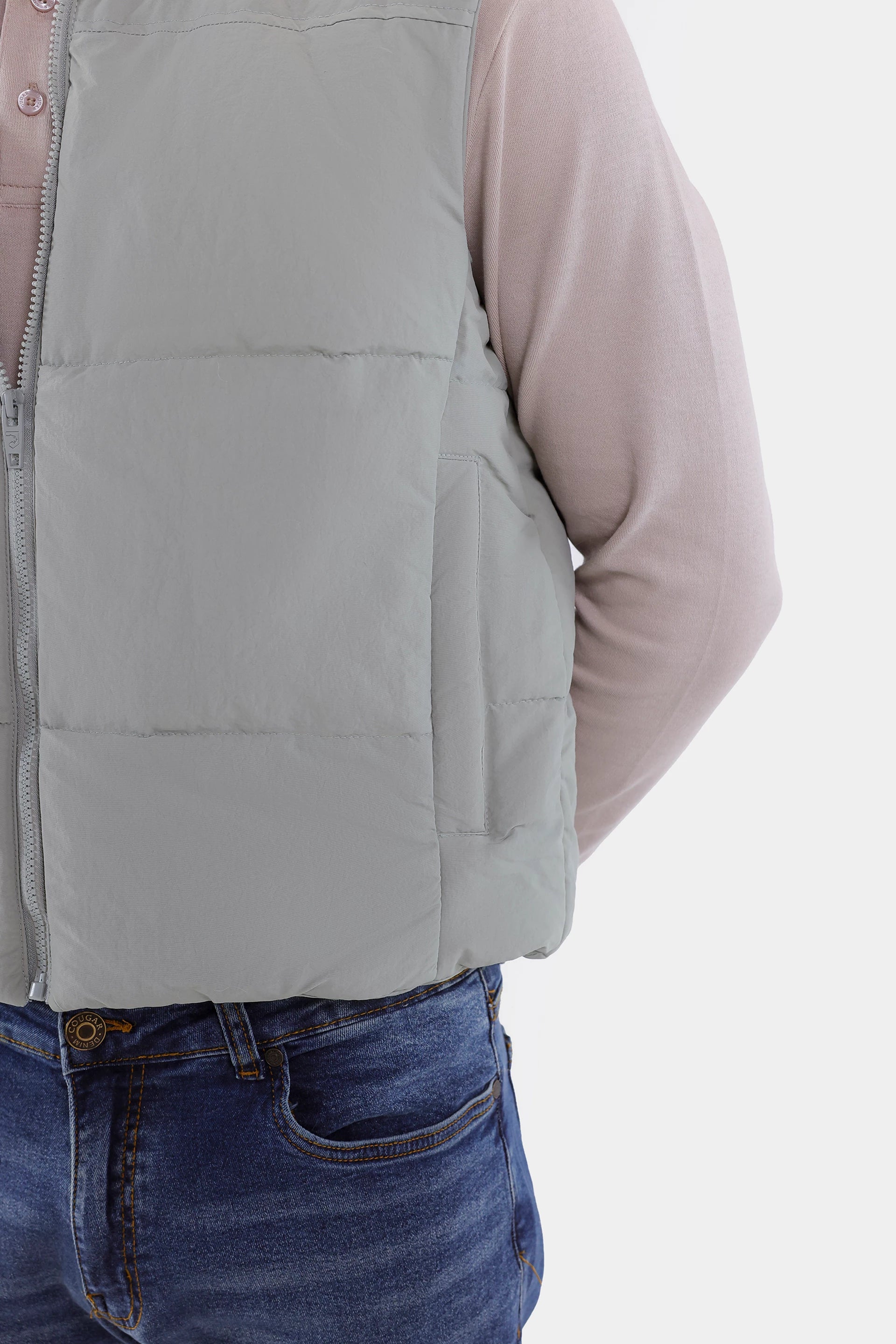 Mock Neck Gilet Jacket - Cougar Clothing