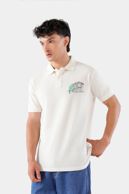 Regular Fit Printed Polo - Cougar Clothing