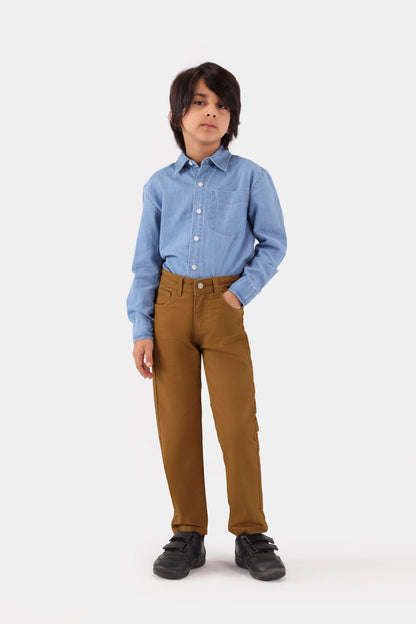 Slim Fit 5 Pocket Pants - Cougar Clothing