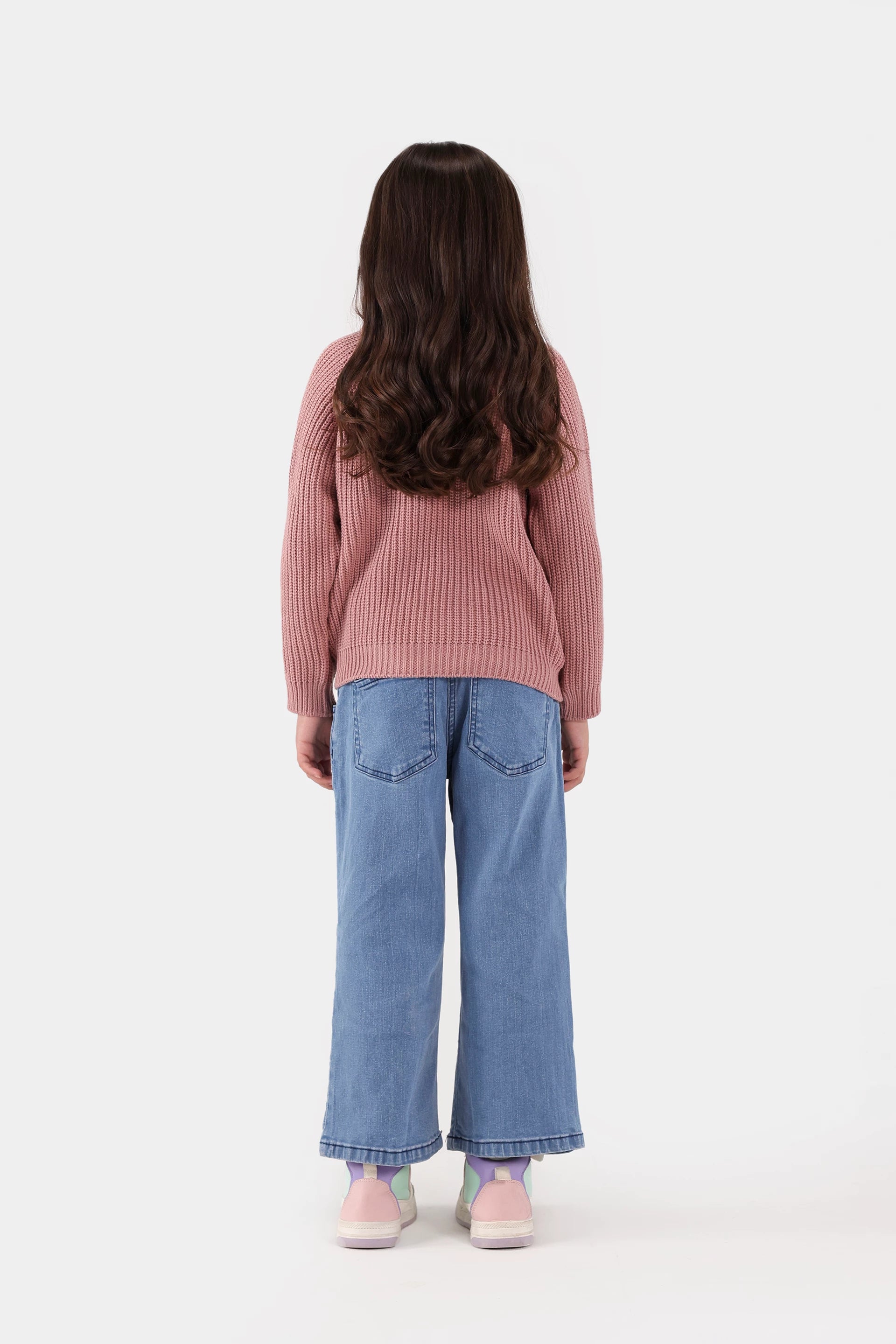 Roll Neck Purl Knit Sweater - Cougar Clothing