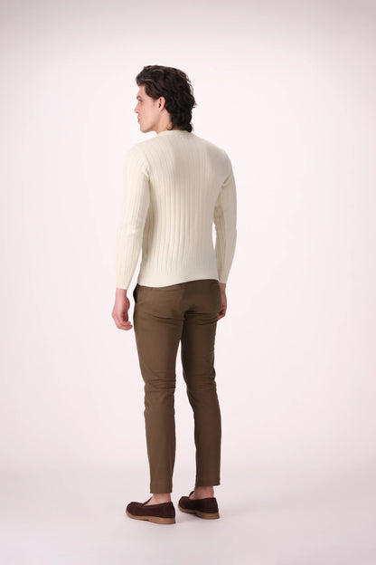 Rib Knit Sweater - Cougar Clothing