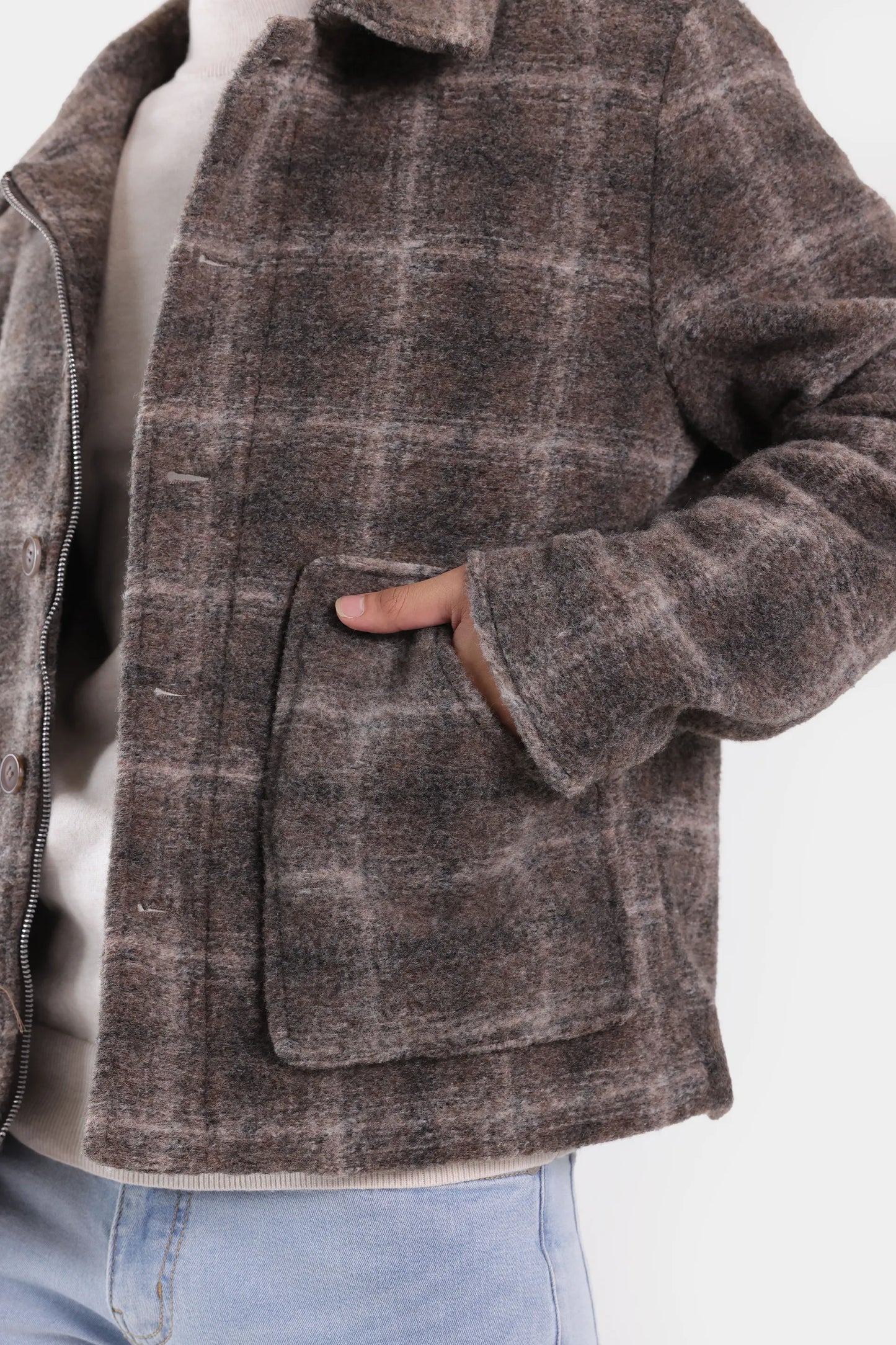 Checkered Tweed Jacket - Cougar Clothing