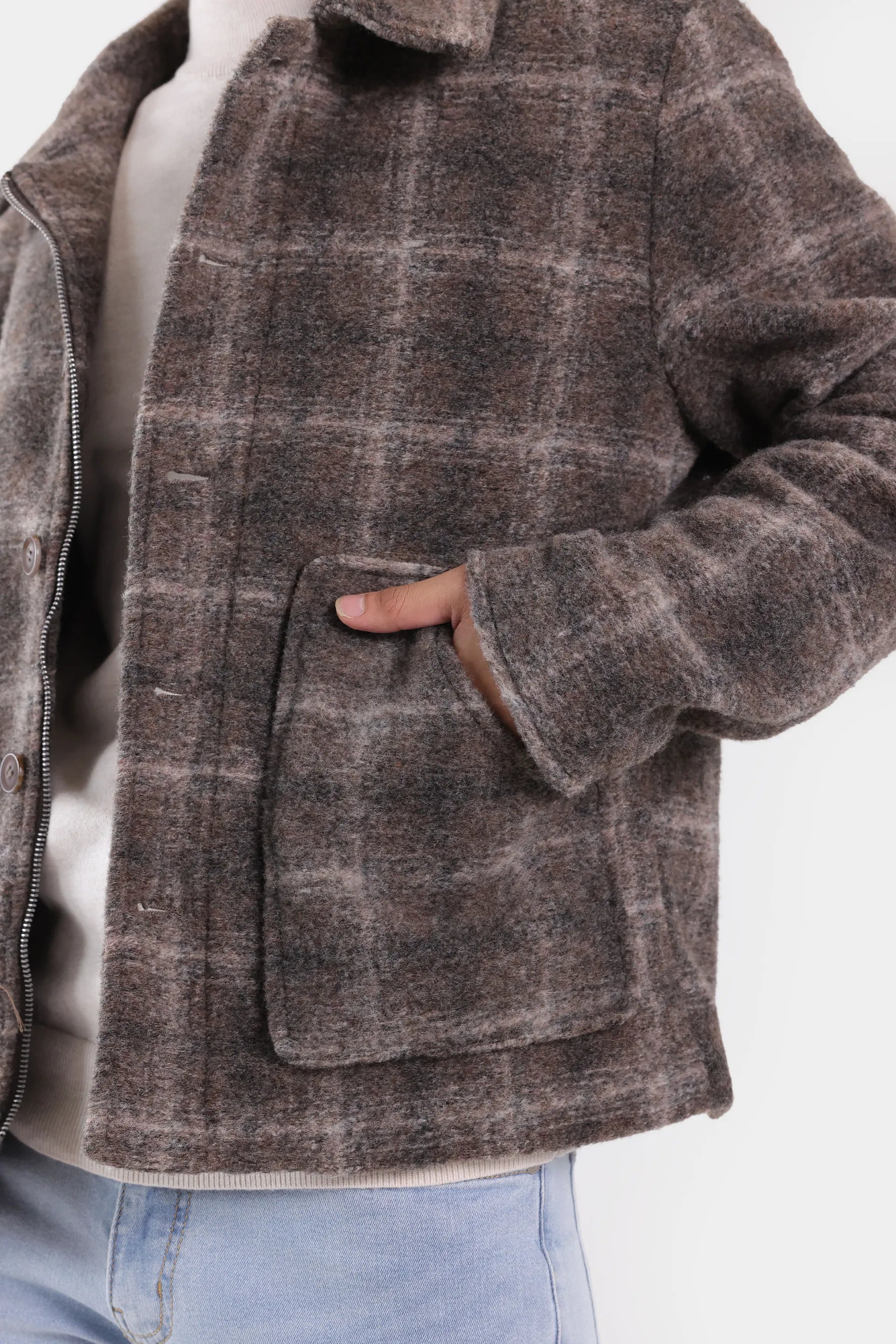 Checkered Tweed Jacket - Cougar Clothing