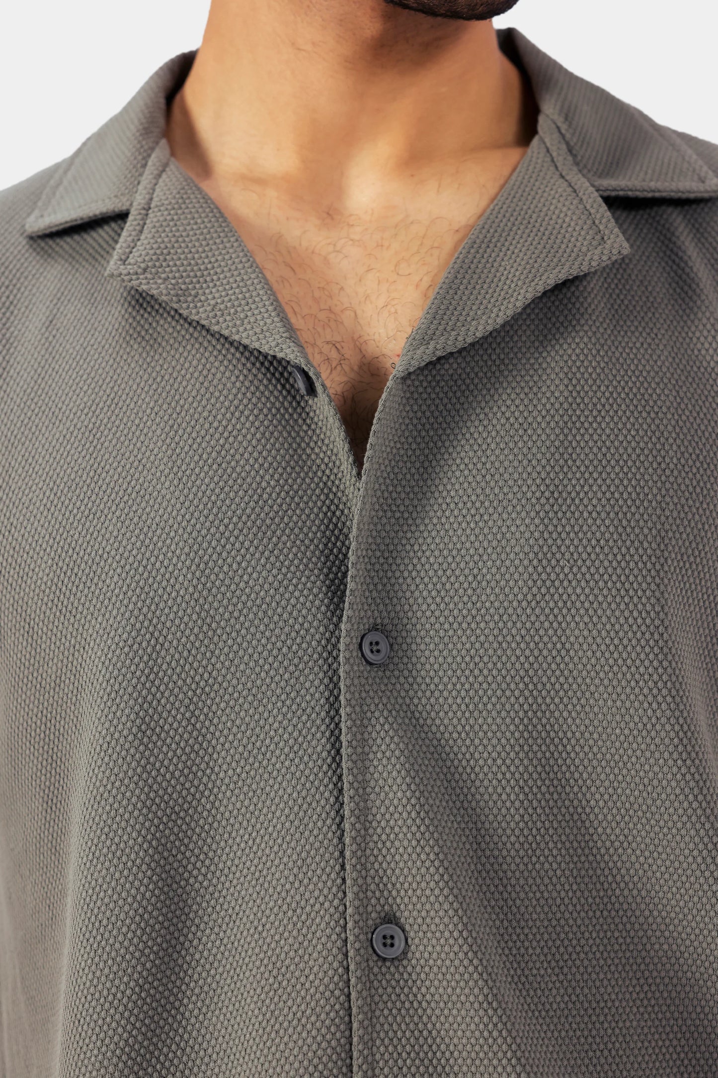 Relaxed Textured Shirt - Cougar Clothing