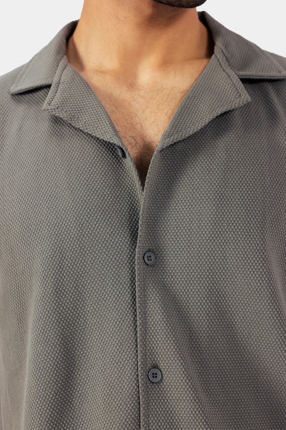Relaxed Textured Shirt - Cougar Clothing