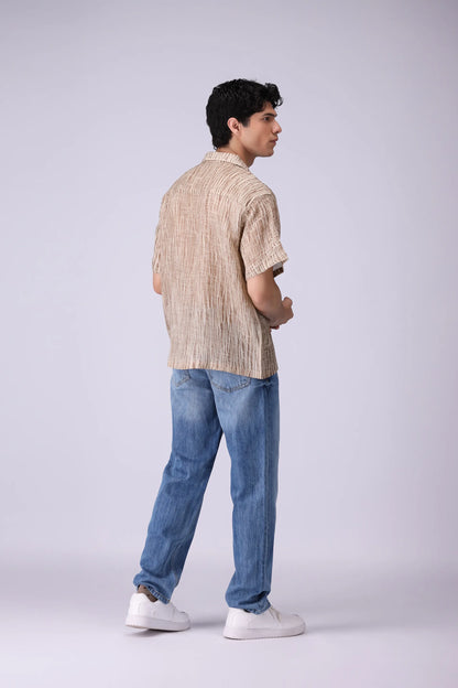 Tie-Dye Textured Shirt - Cougar Clothing