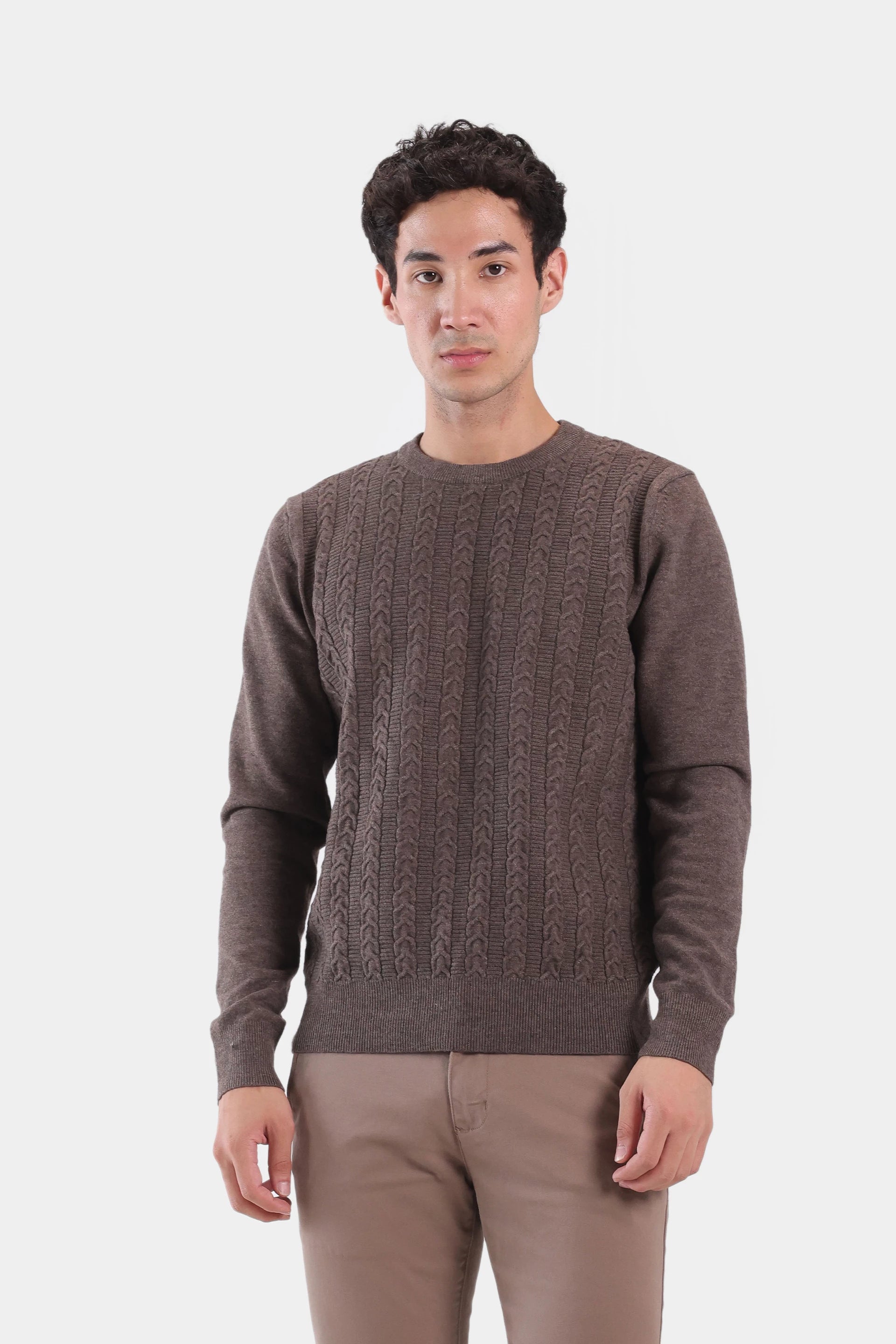 Vertical Knit Sweater - Cougar Clothing