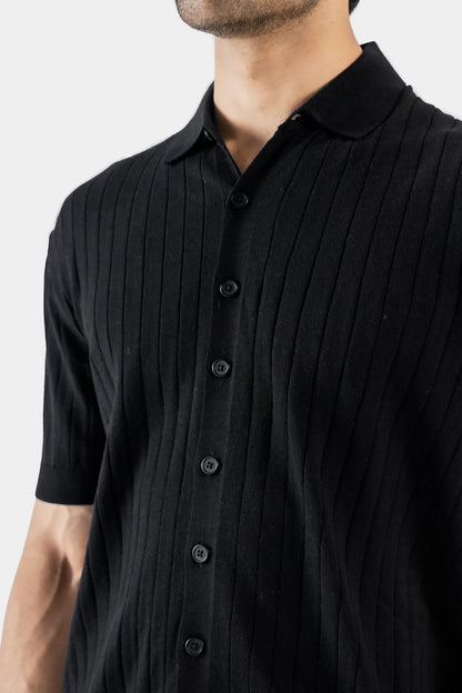 Button-Down Knit Polo - Cougar Clothing