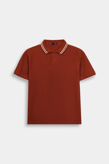Waffle Knit Polo - Cougar Clothing