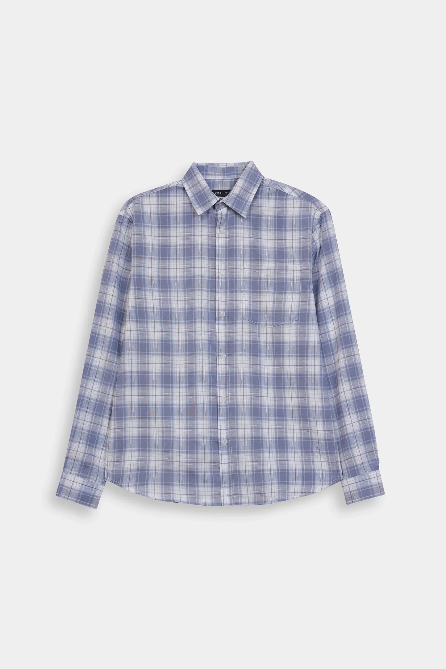 Checkered Shirt With Patch Pocket - Cougar Clothing