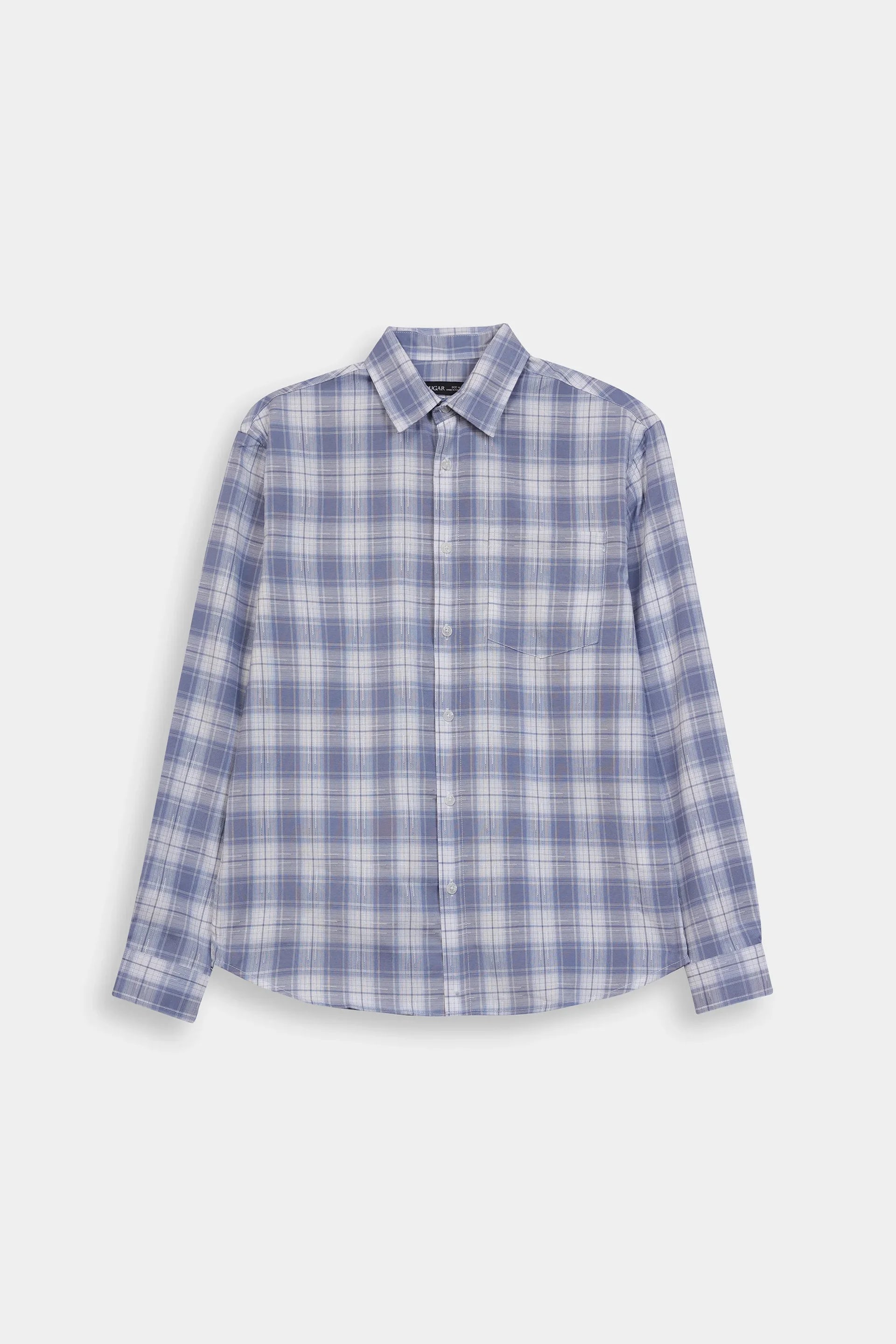 Checkered Shirt With Patch Pocket - Cougar Clothing