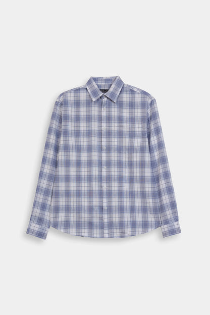 Checkered Shirt With Patch Pocket - Cougar Clothing