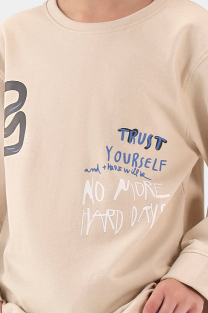 Slogan Print T-Shirt - Cougar Clothing