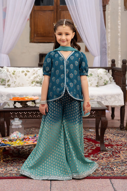 Jamawar Sharara Set - Cougar Clothing