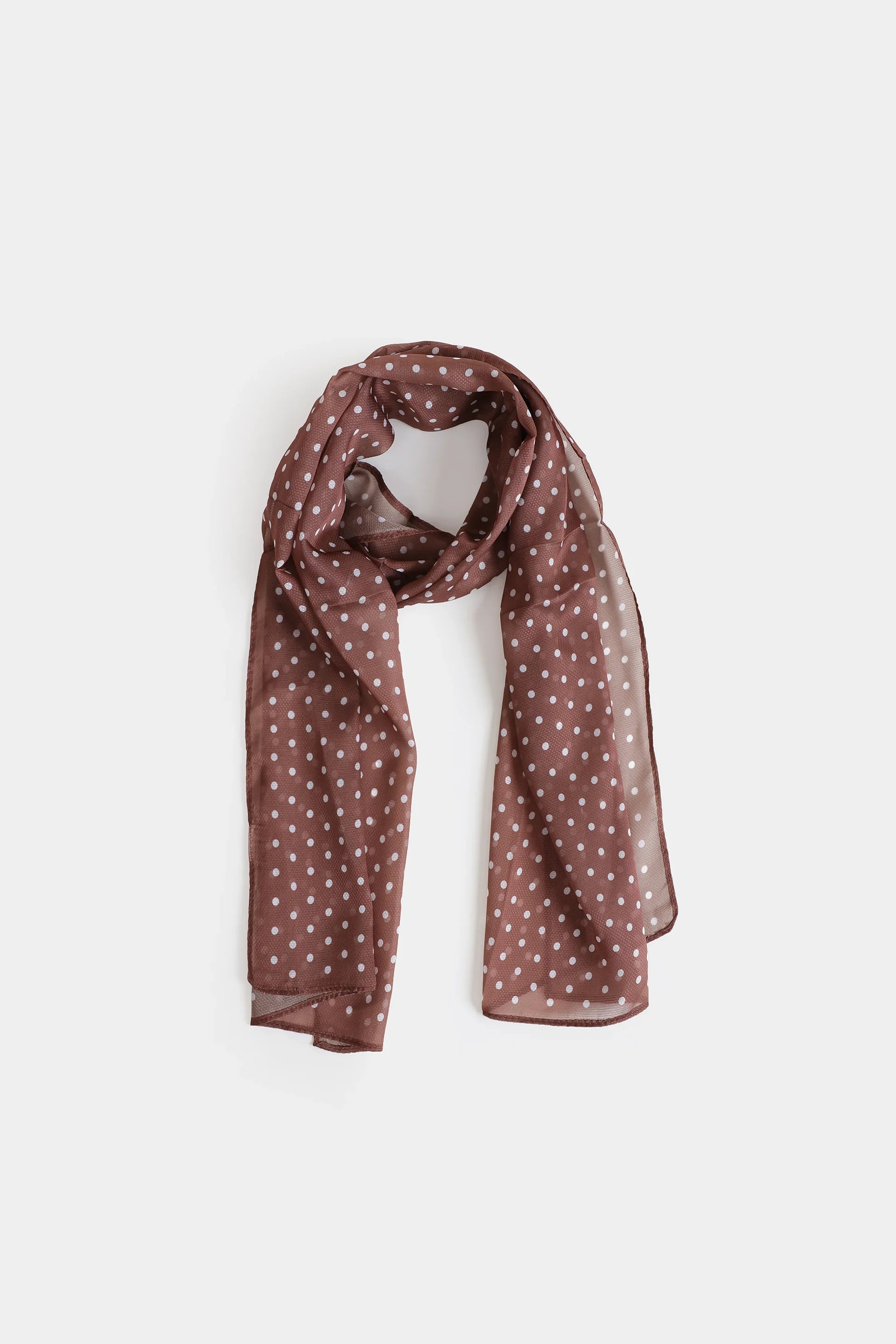 Polka Dot Silk Scarf - Cougar Clothing