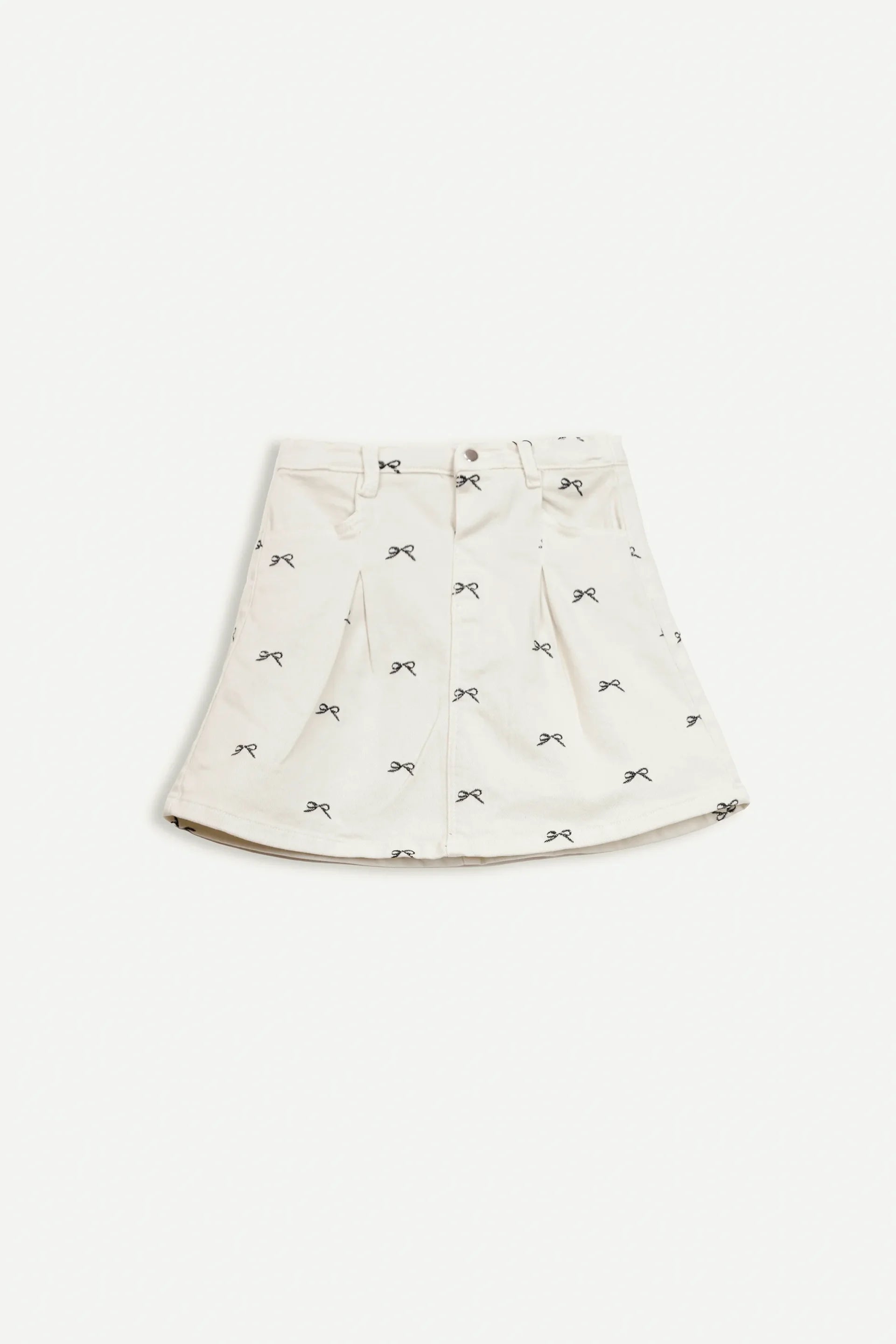 Embroidered Denim Skirt - Cougar Clothing