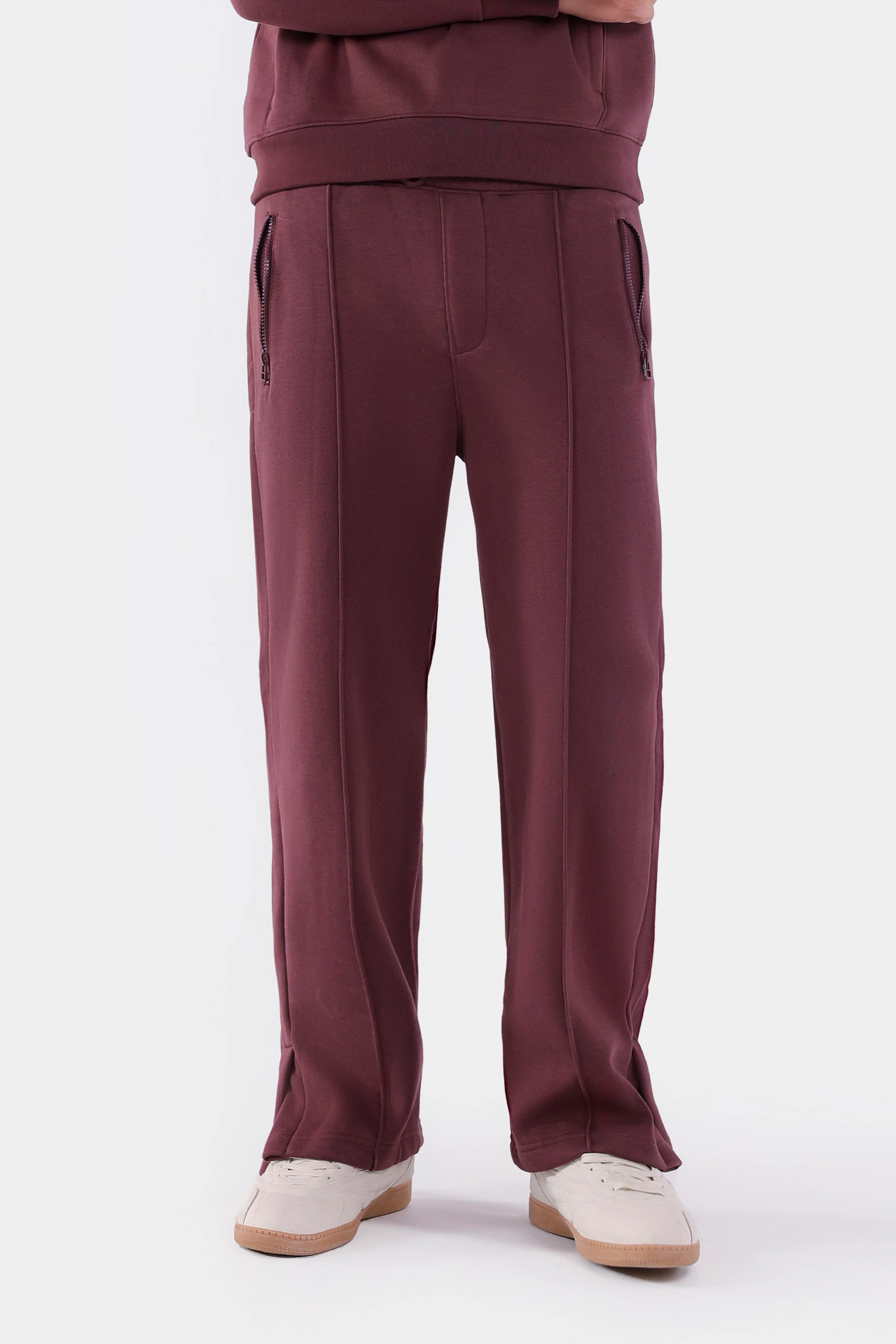 Pleated Trousers With Zipper Pockets - Cougar Clothing