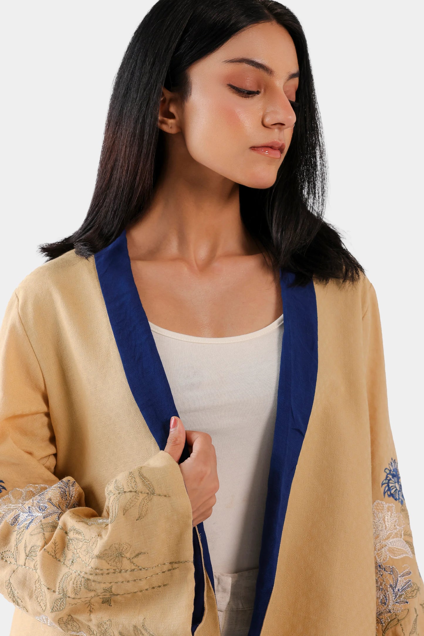 Embroidered Kimono - Cougar Clothing